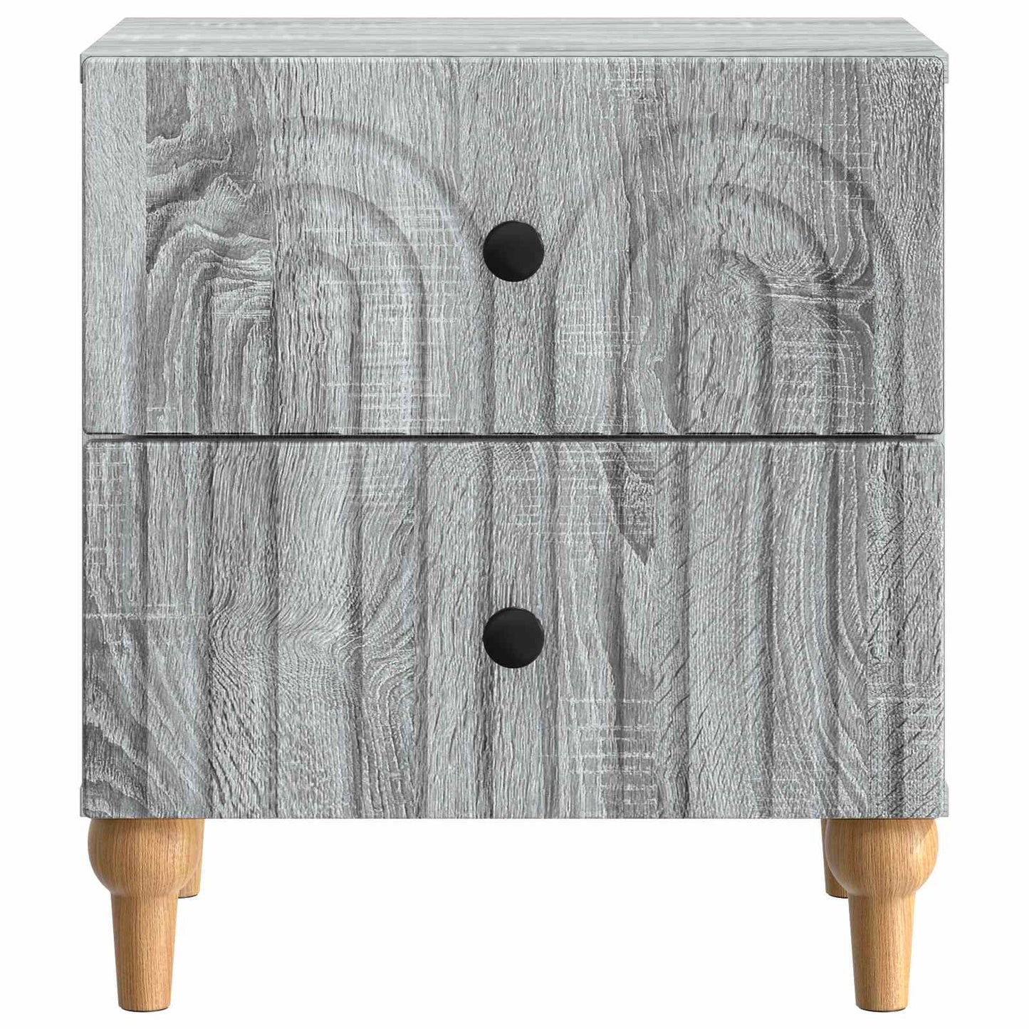 Nachtkastje 2 pcs Grijs sonoma 43 x 34,5 x 48 cm Bewerkt hout is nu te koop bij PeponiXL, paradijselijk wonen!