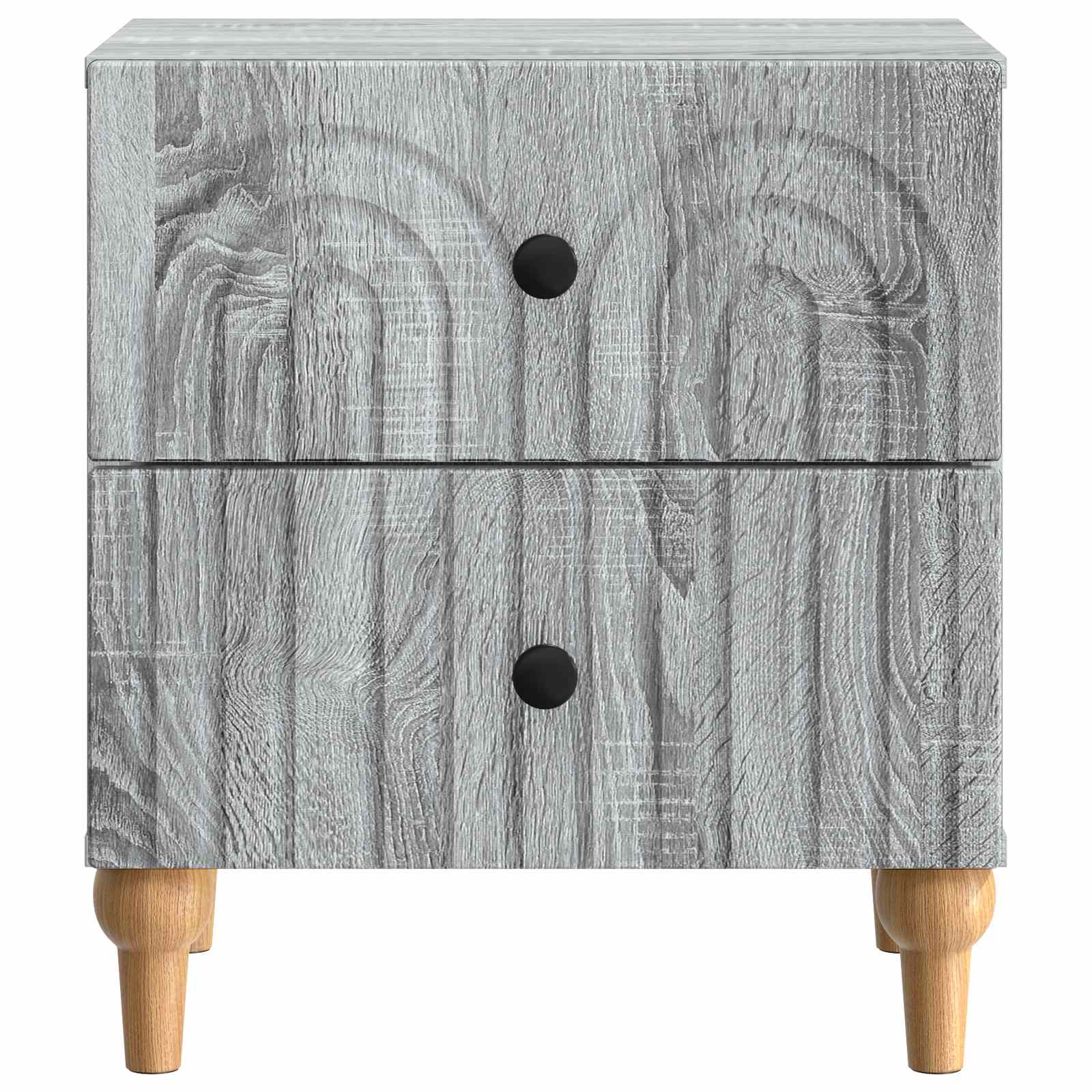 Nachtkastje 2 pcs Grijs sonoma 43 x 34,5 x 48 cm Bewerkt hout is nu te koop bij PeponiXL, paradijselijk wonen!