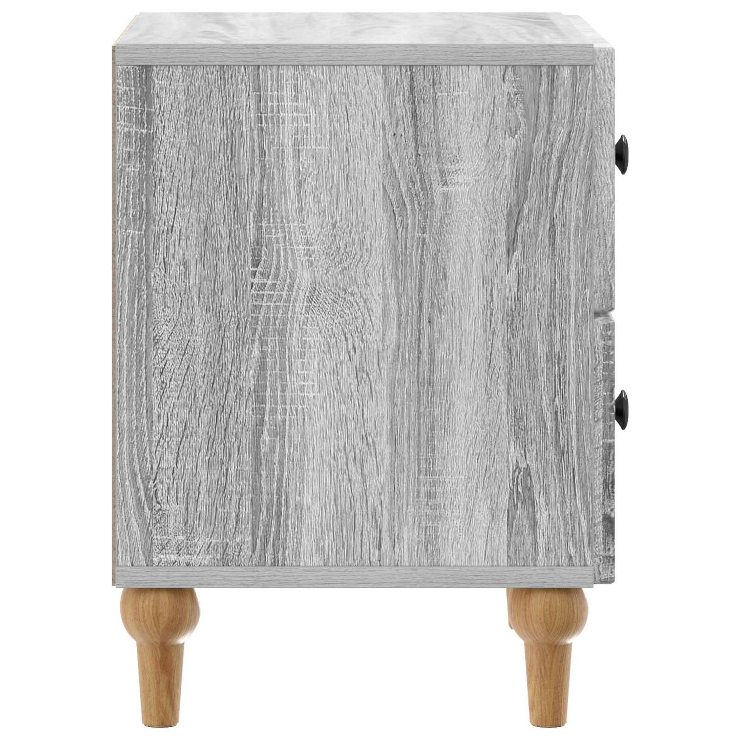 Nachtkastje 2 pcs Grijs sonoma 43 x 34,5 x 48 cm Bewerkt hout is nu te koop bij PeponiXL, paradijselijk wonen!