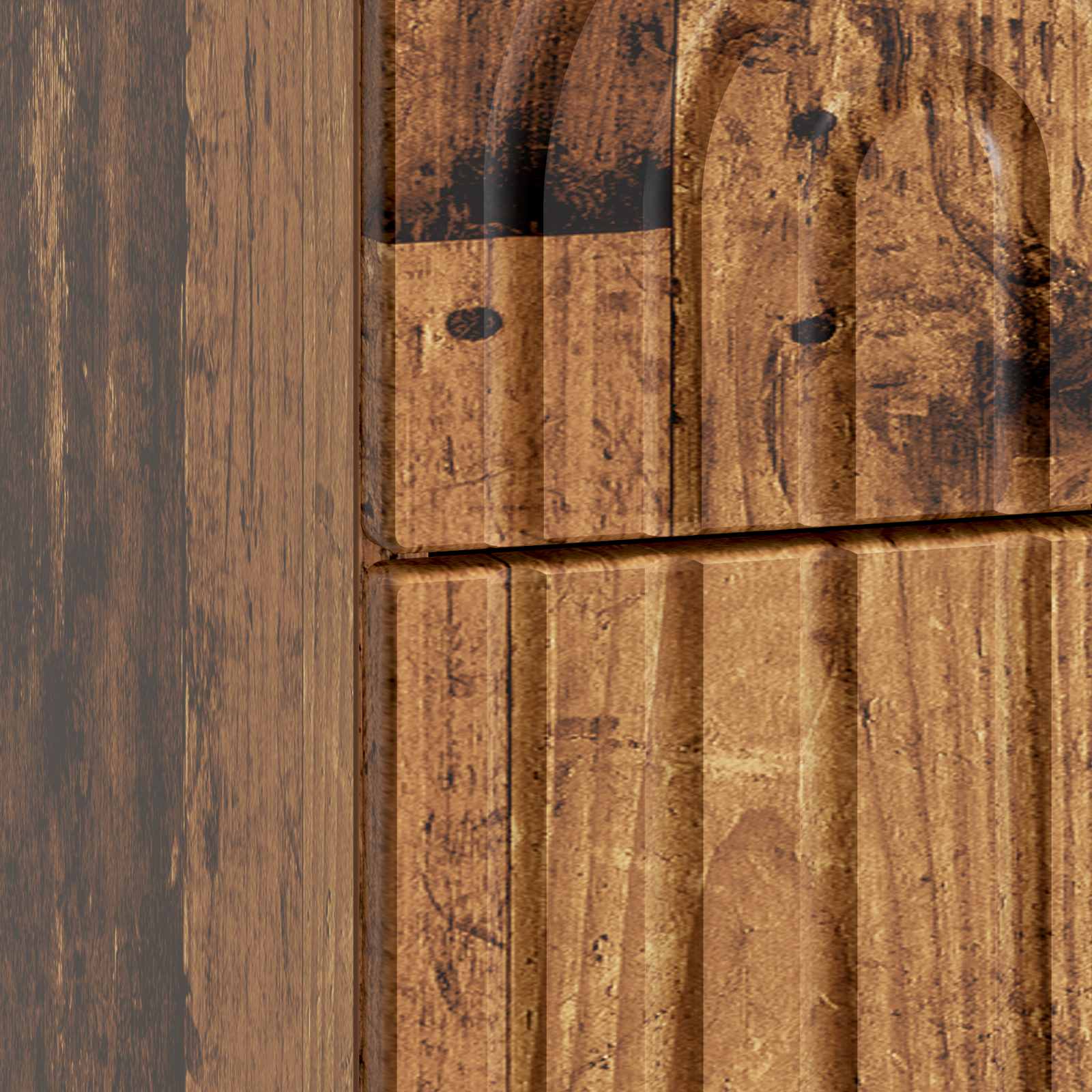Nachtkastje 2 pcs Oud hout 43 x 34,5 x 48 cm Bewerkt hout is nu te koop bij PeponiXL, paradijselijk wonen!