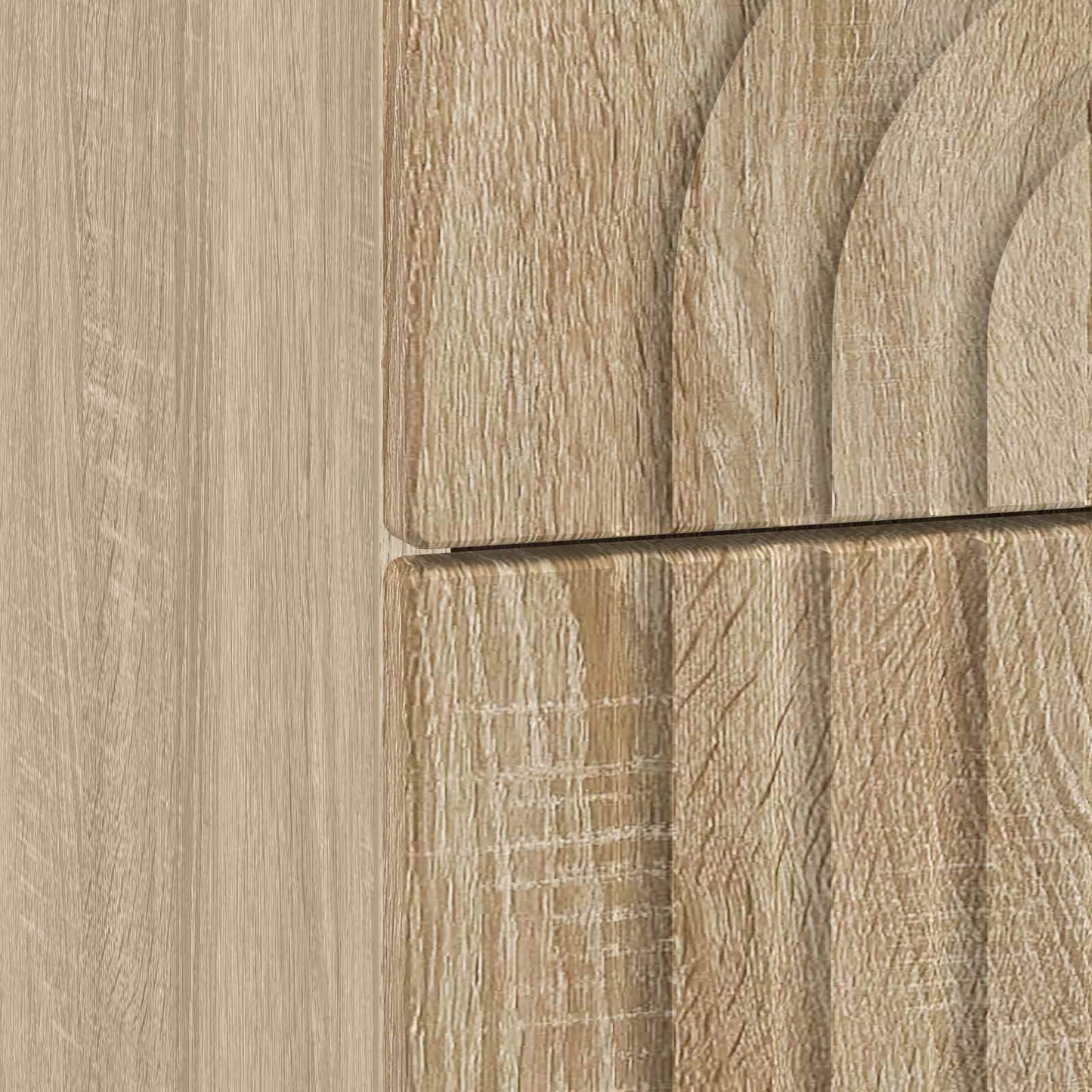 Nachtkastje Sonoma Eiken 62 x 34,5 x 48 cm Bewerkt hout is nu te koop bij PeponiXL, paradijselijk wonen!
