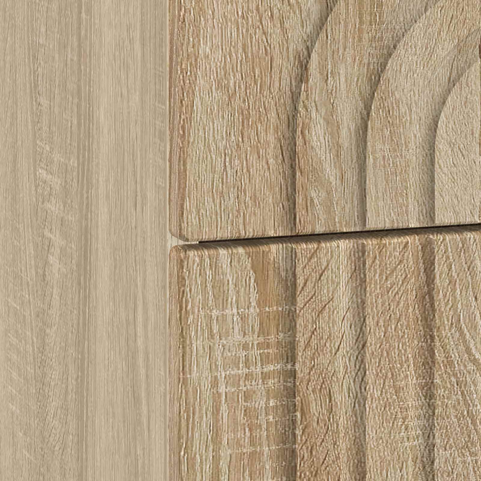 Nachtkastje Sonoma Eiken 62 x 34,5 x 48 cm Bewerkt hout is nu te koop bij PeponiXL, paradijselijk wonen!