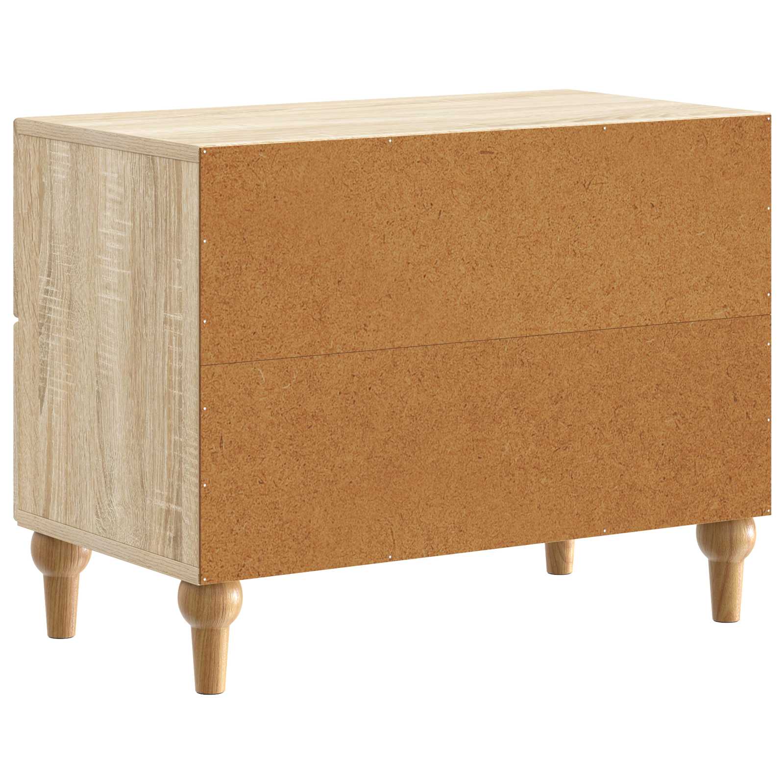 Nachtkastje Sonoma Eiken 62 x 34,5 x 48 cm Bewerkt hout is nu te koop bij PeponiXL, paradijselijk wonen!