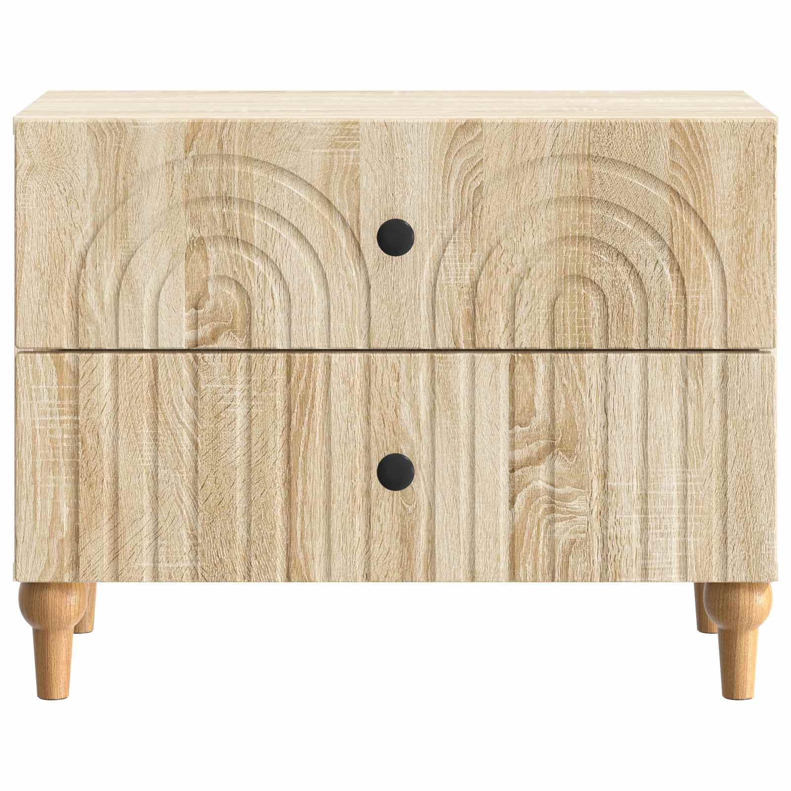 Nachtkastje Sonoma Eiken 62 x 34,5 x 48 cm Bewerkt hout is nu te koop bij PeponiXL, paradijselijk wonen!
