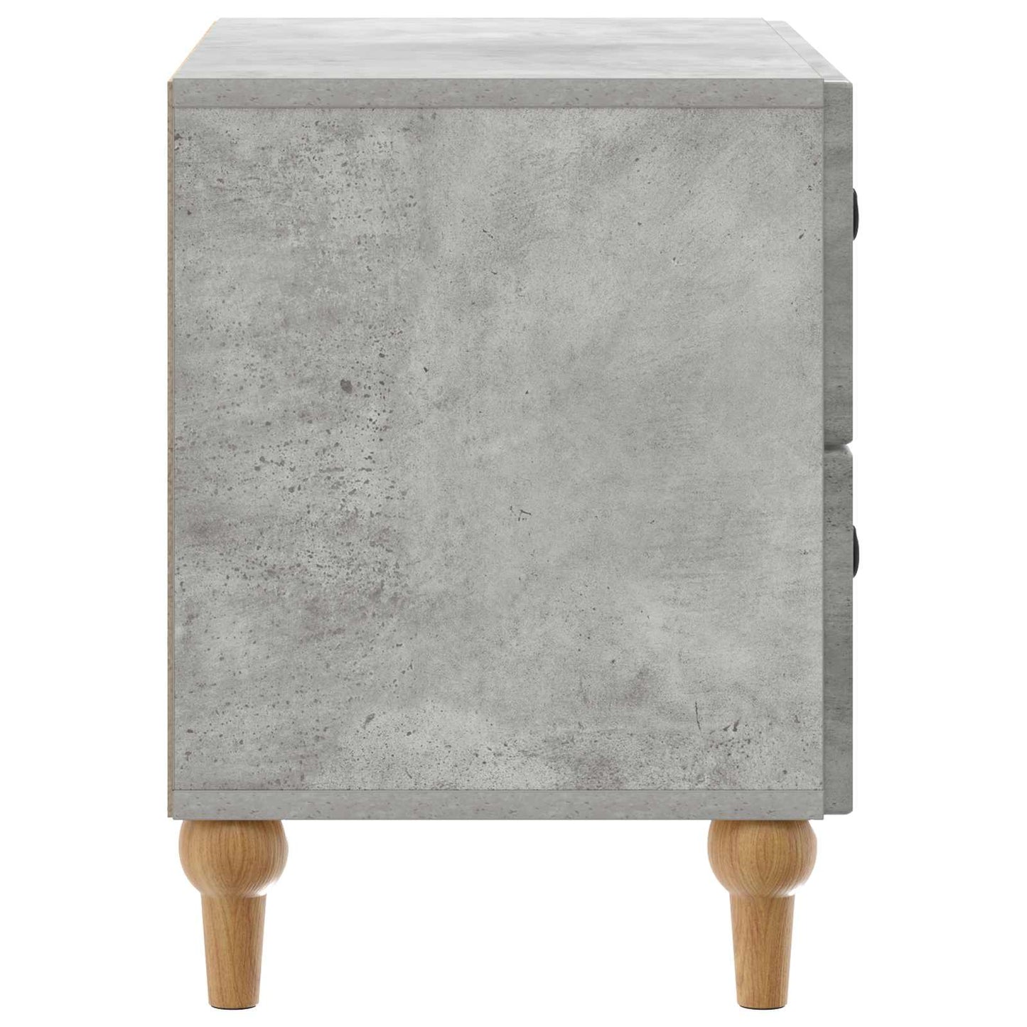 Nachtkastje met lade Betongrijs 62 x 34,5 x 48 cm Bewerkt hout is nu te koop bij PeponiXL, paradijselijk wonen!