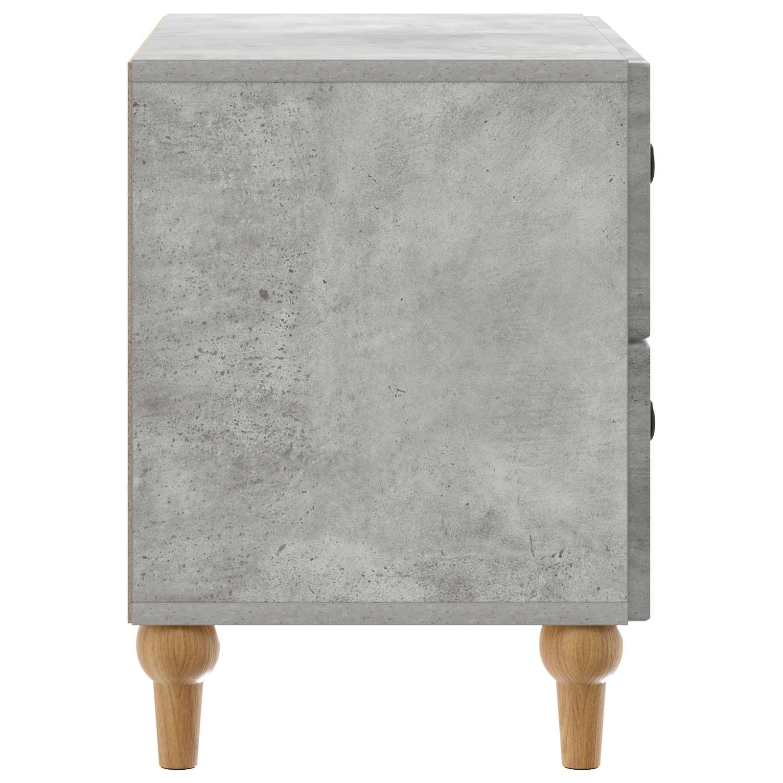 Nachtkastje met lade Betongrijs 62 x 34,5 x 48 cm Bewerkt hout is nu te koop bij PeponiXL, paradijselijk wonen!