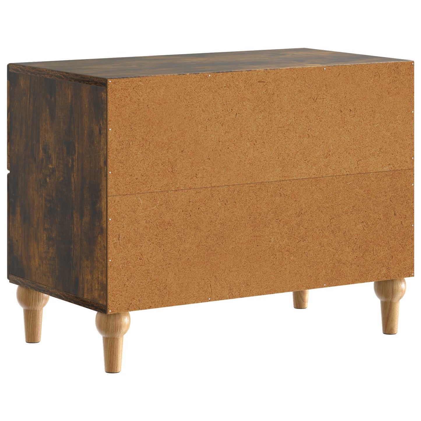 Nachtkastje Gerookt eiken 62 x 34,5 x 48 cm Bewerkt hout is nu te koop bij PeponiXL, paradijselijk wonen!