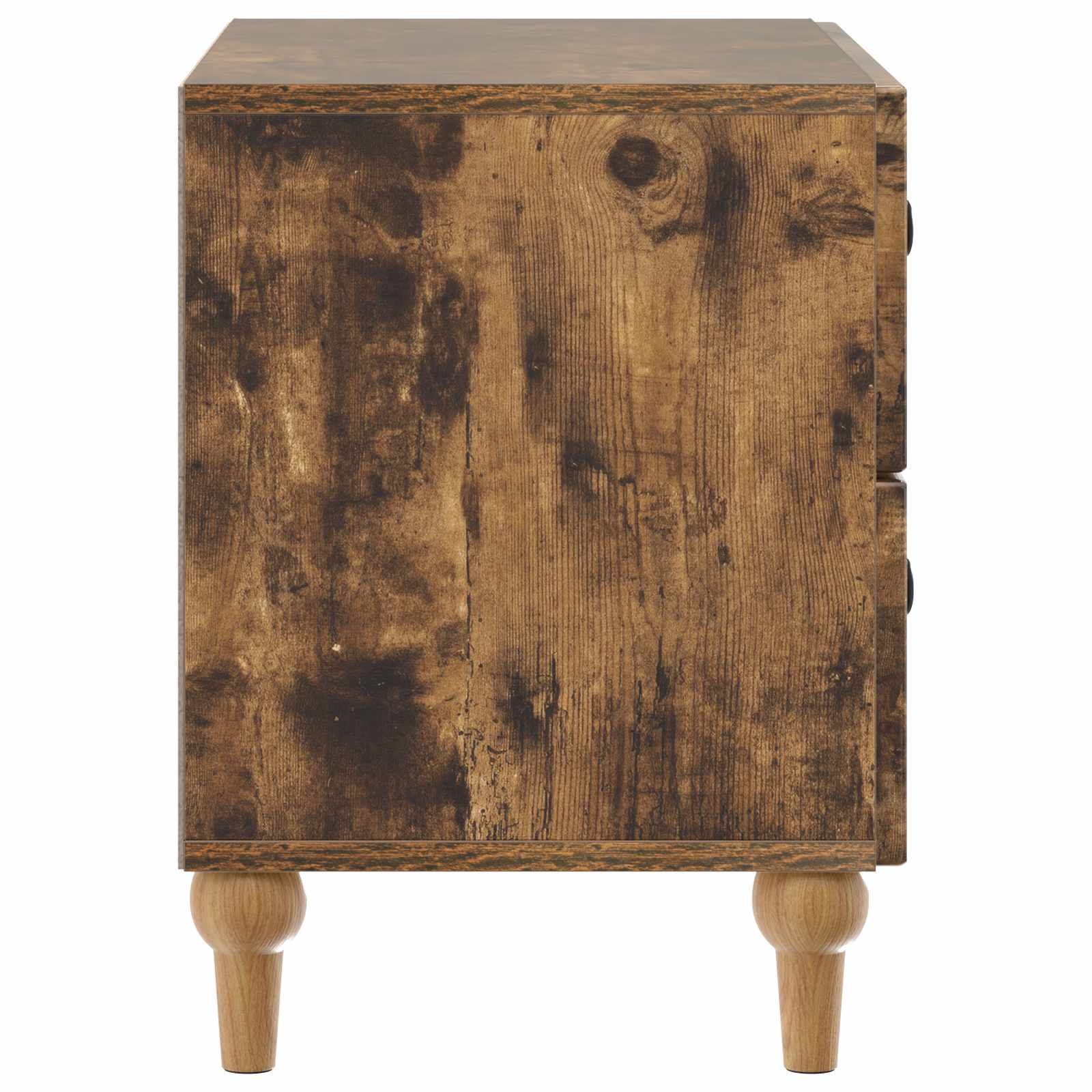 Nachtkastje Gerookt eiken 62 x 34,5 x 48 cm Bewerkt hout is nu te koop bij PeponiXL, paradijselijk wonen!