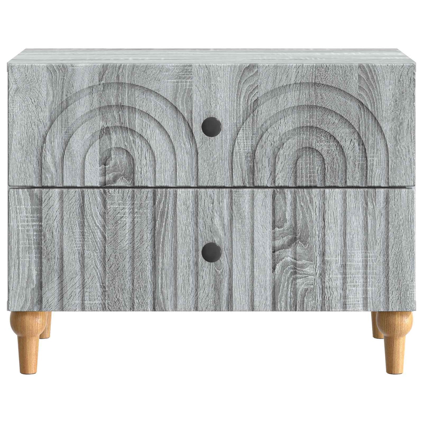 Nachtkastje Grijs sonoma 62 x 34,5 x 48 cm Bewerkt hout is nu te koop bij PeponiXL, paradijselijk wonen!