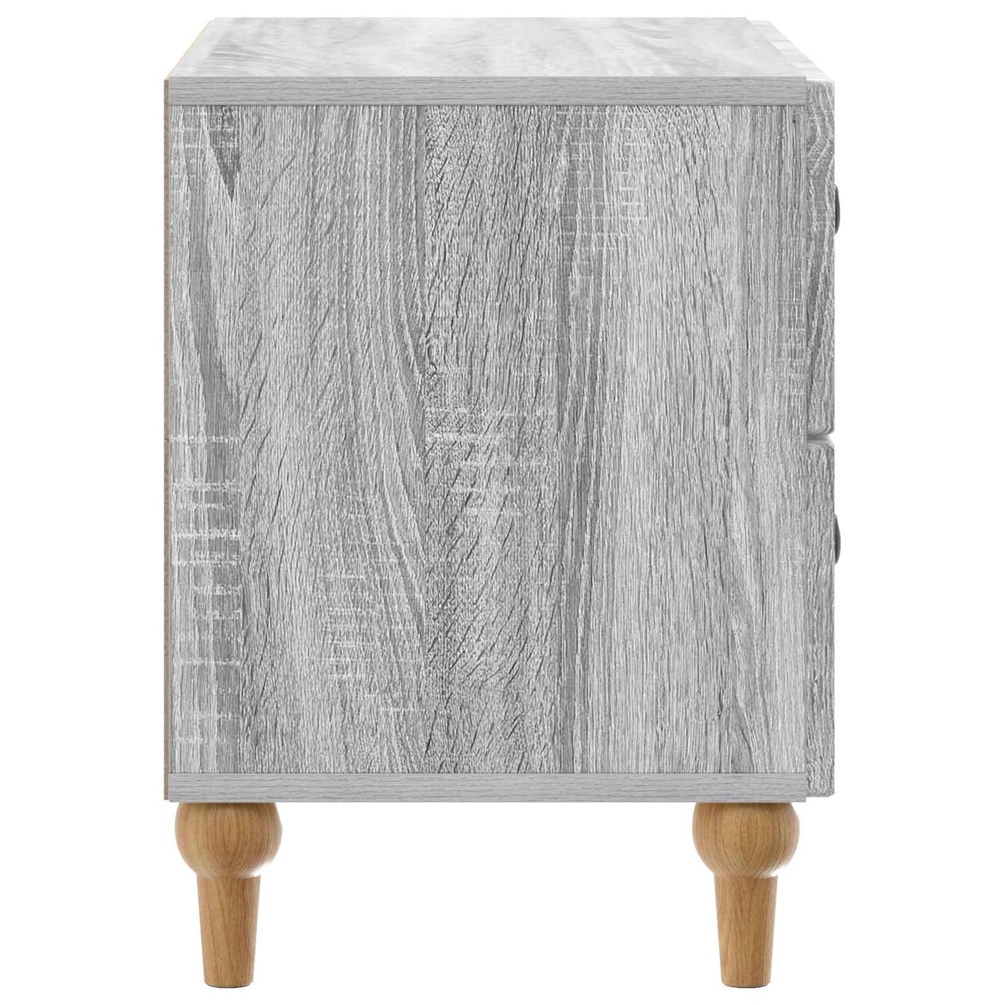 Nachtkastje Grijs sonoma 62 x 34,5 x 48 cm Bewerkt hout is nu te koop bij PeponiXL, paradijselijk wonen!
