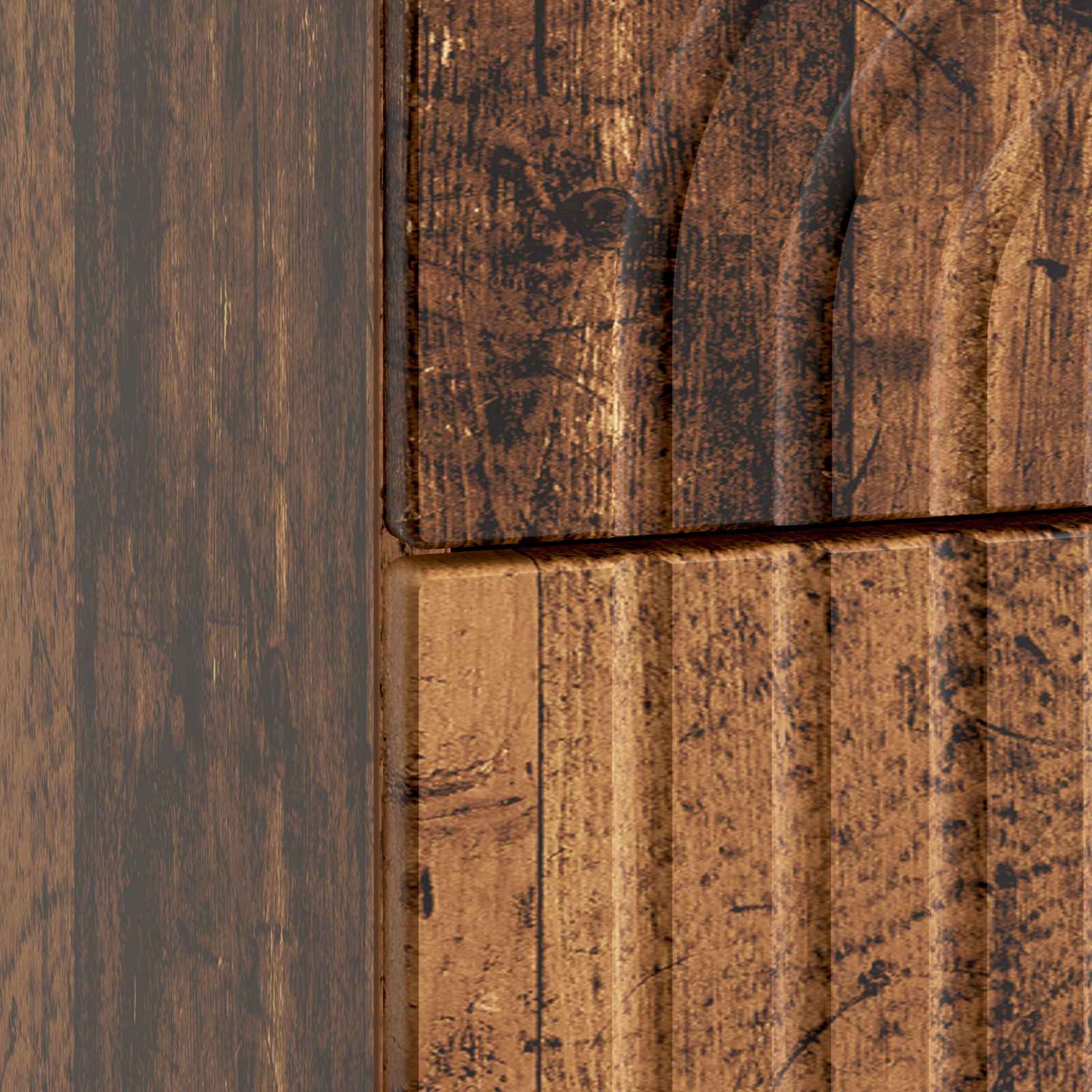 Nachtkastje met lade Oud hout 62 x 34,5 x 48 cm Bewerkt hout is nu te koop bij PeponiXL, paradijselijk wonen!