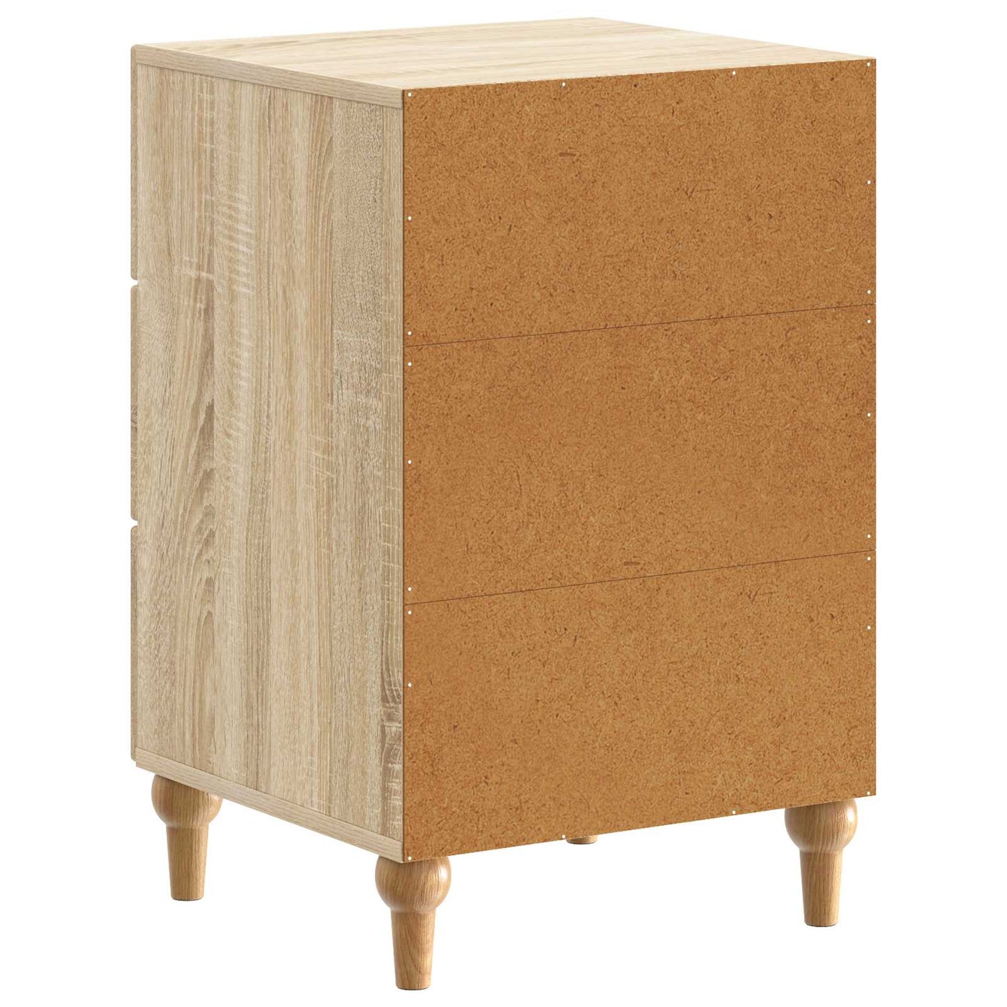 Nachtkastje met lade Sonoma Eiken 43x 41 x 66,5 cm Bewerkt hout is nu te koop bij PeponiXL, paradijselijk wonen!