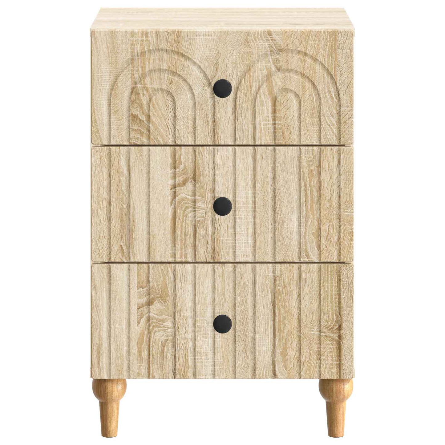 Nachtkastje met lade Sonoma Eiken 43x 41 x 66,5 cm Bewerkt hout is nu te koop bij PeponiXL, paradijselijk wonen!