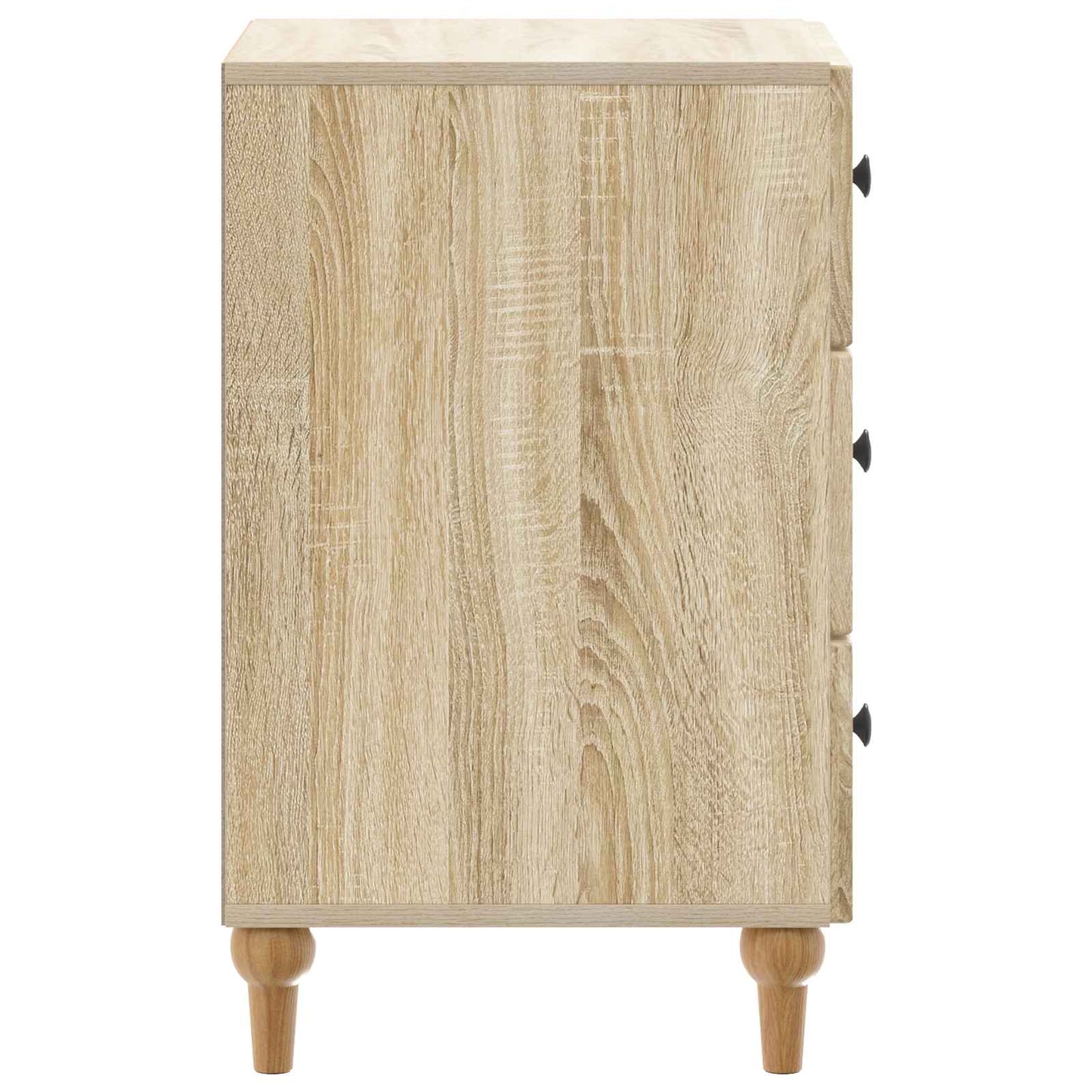 Nachtkastje met lade Sonoma Eiken 43x 41 x 66,5 cm Bewerkt hout is nu te koop bij PeponiXL, paradijselijk wonen!