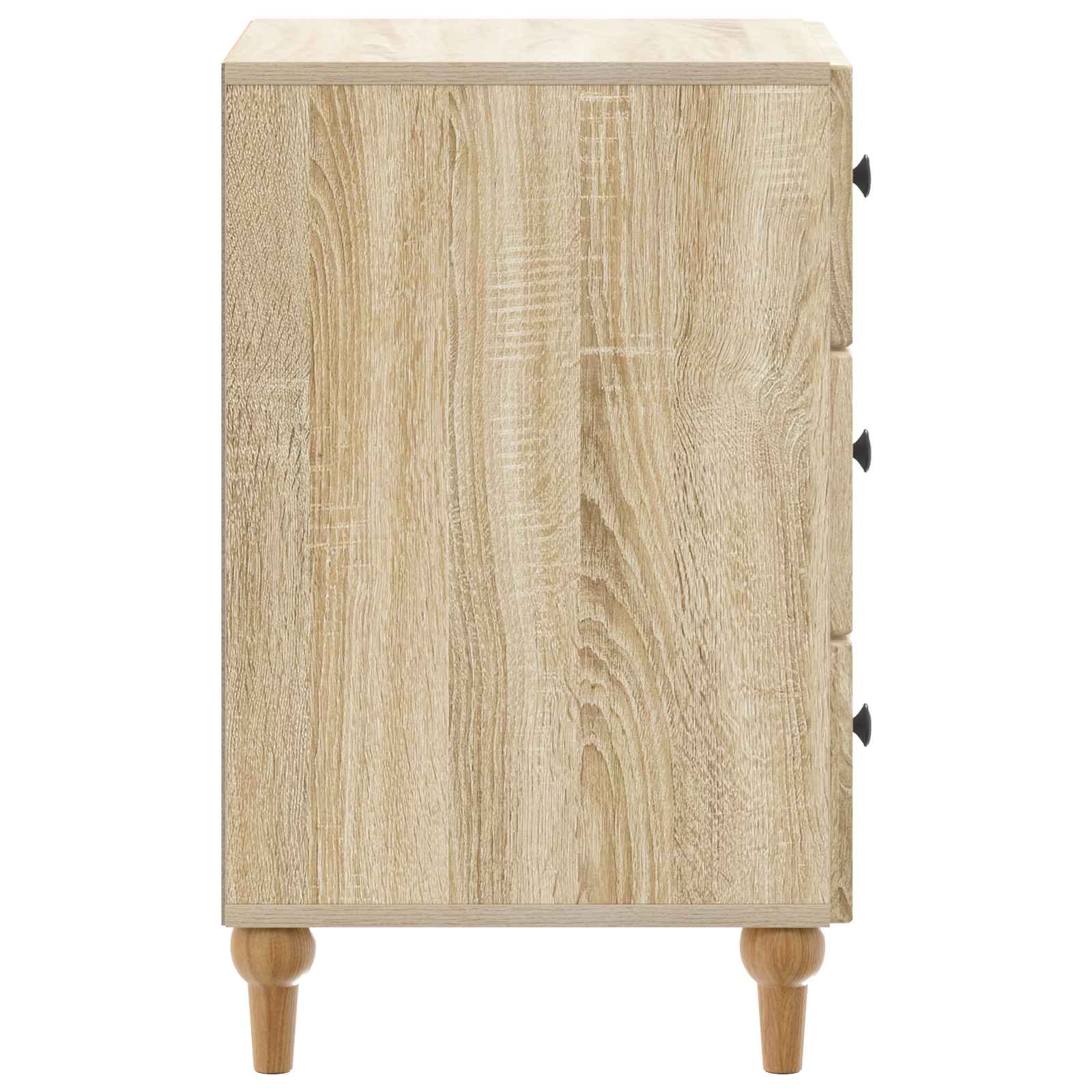 Nachtkastje met lade Sonoma Eiken 43x 41 x 66,5 cm Bewerkt hout is nu te koop bij PeponiXL, paradijselijk wonen!
