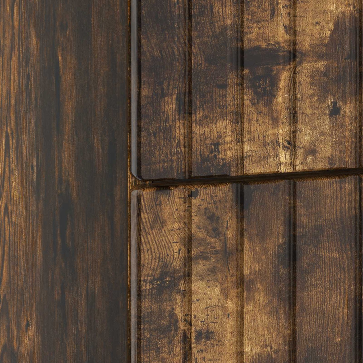 Nachtkastje Gerookt eiken 43x 41 x 66,5 cm Bewerkt hout is nu te koop bij PeponiXL, paradijselijk wonen!