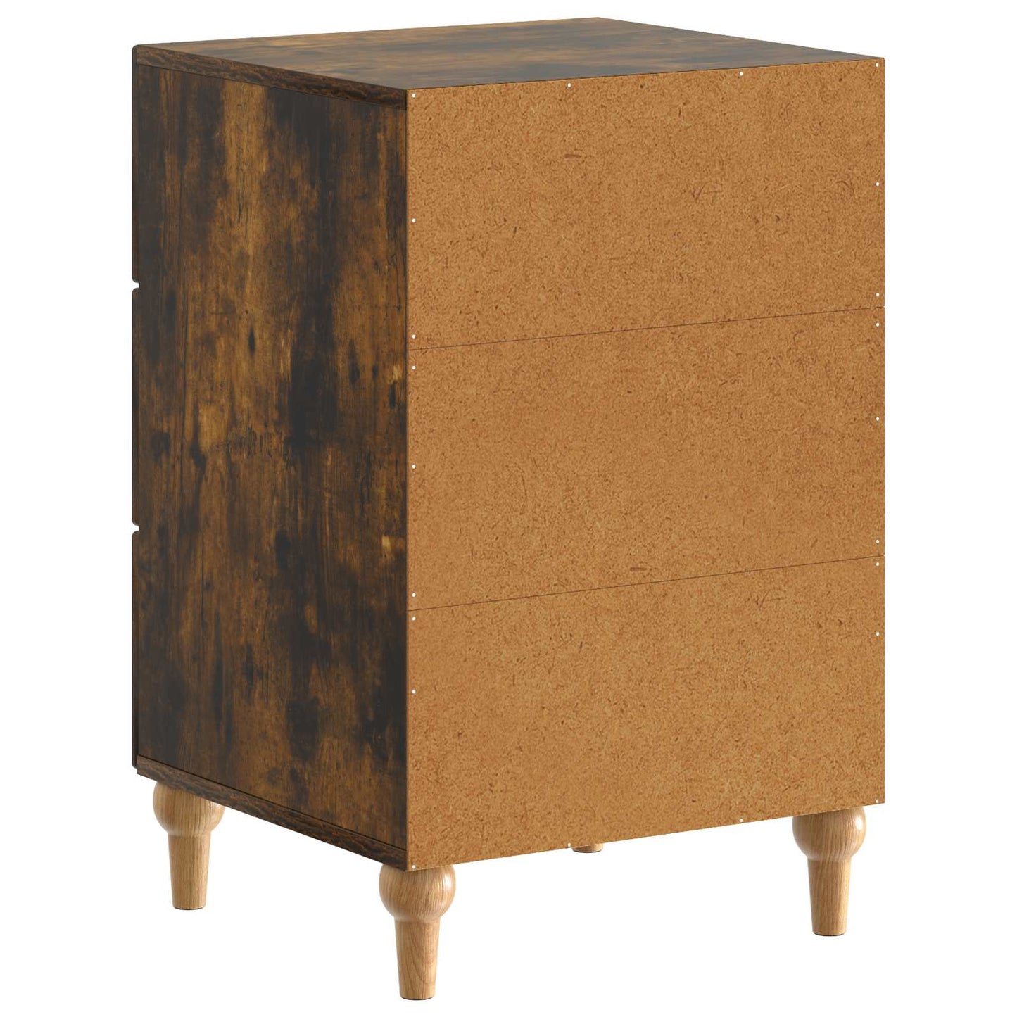 Nachtkastje Gerookt eiken 43x 41 x 66,5 cm Bewerkt hout is nu te koop bij PeponiXL, paradijselijk wonen!