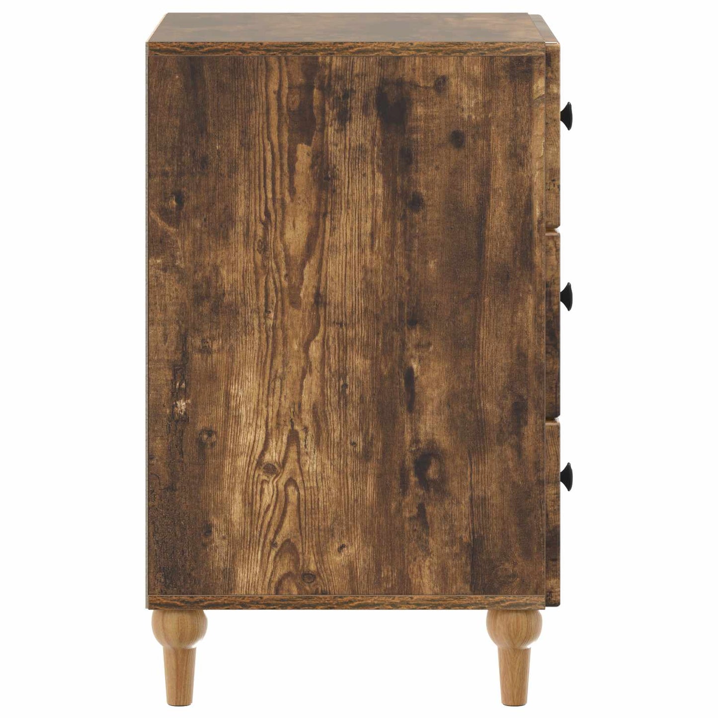 Nachtkastje Gerookt eiken 43x 41 x 66,5 cm Bewerkt hout is nu te koop bij PeponiXL, paradijselijk wonen!