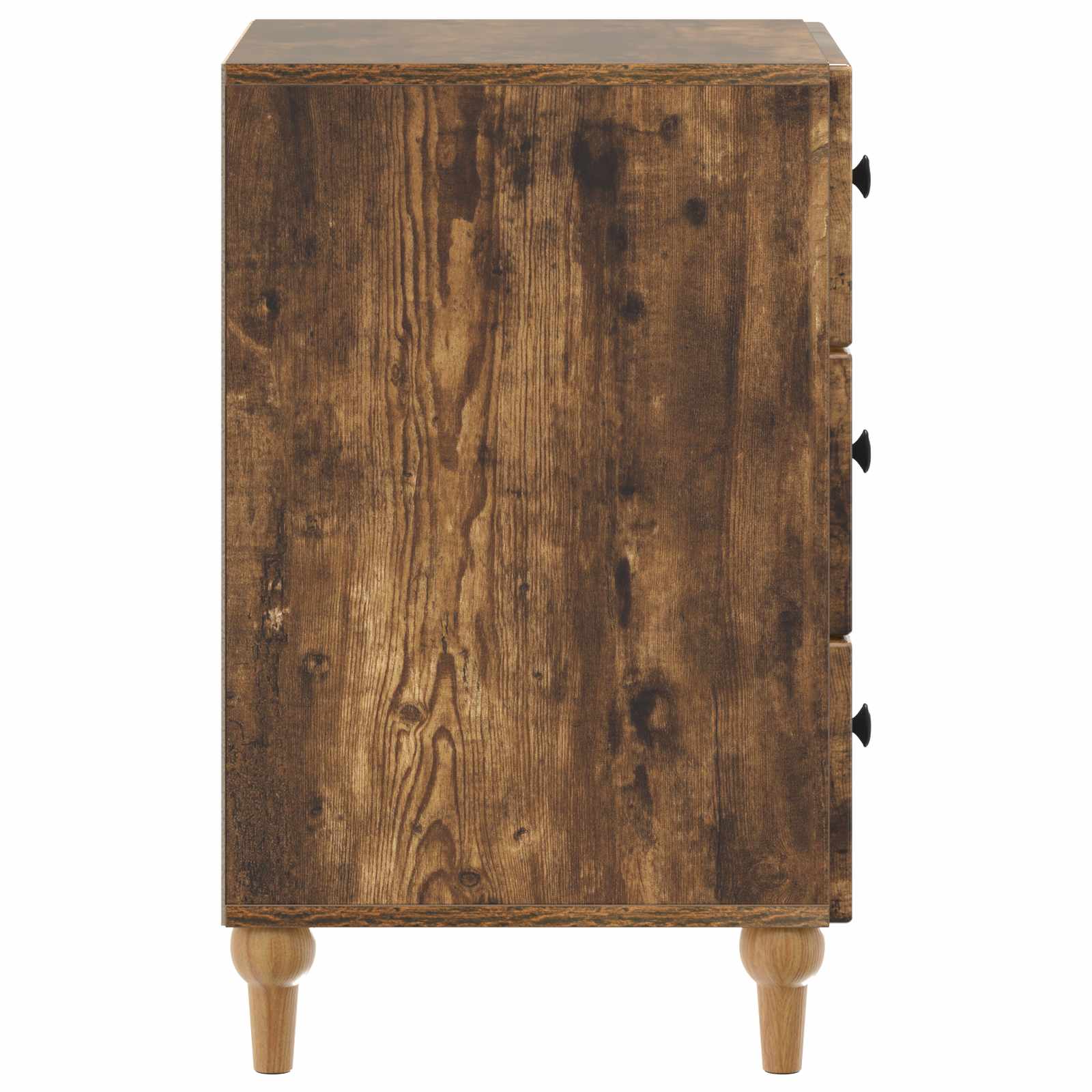 Nachtkastje Gerookt eiken 43x 41 x 66,5 cm Bewerkt hout is nu te koop bij PeponiXL, paradijselijk wonen!