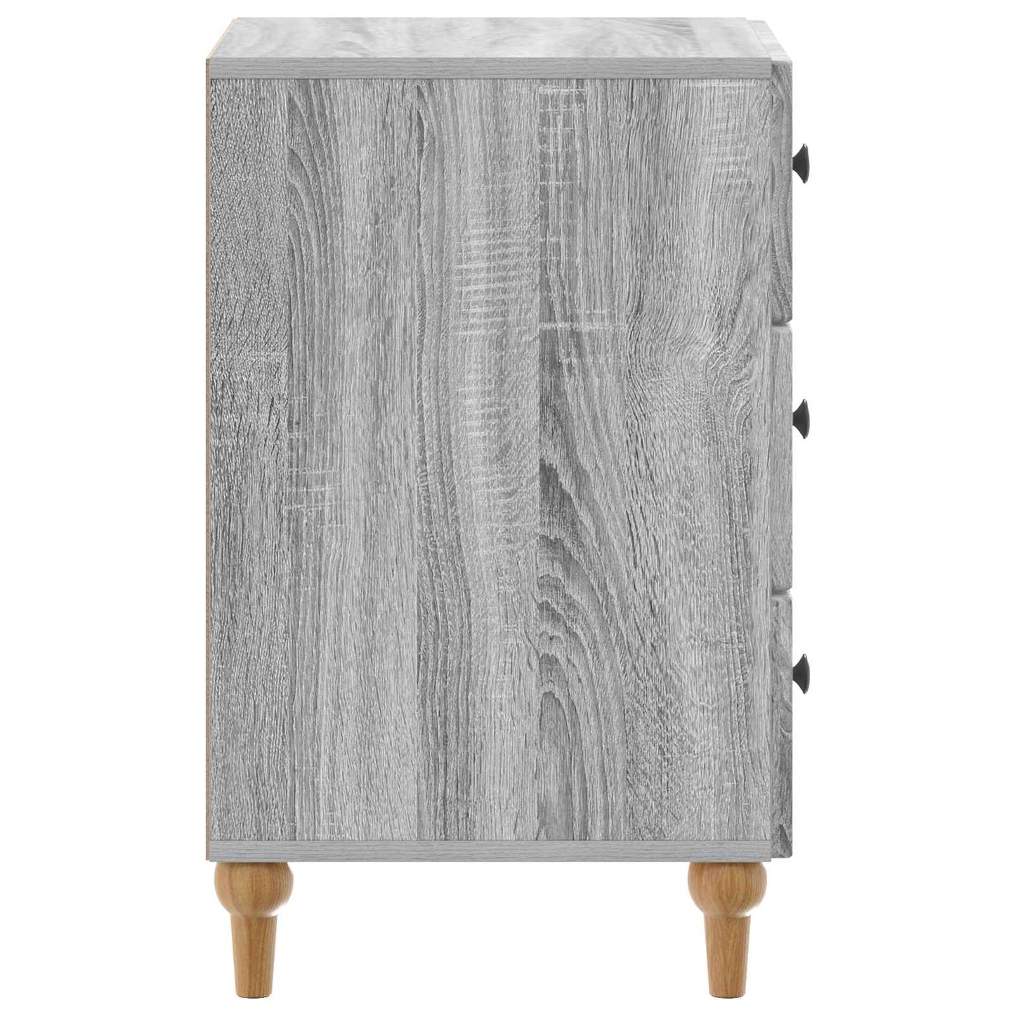 Nachtkastje met lade Grijs sonoma 43x 41 x 66,5 cm Bewerkt hout is nu te koop bij PeponiXL, paradijselijk wonen!