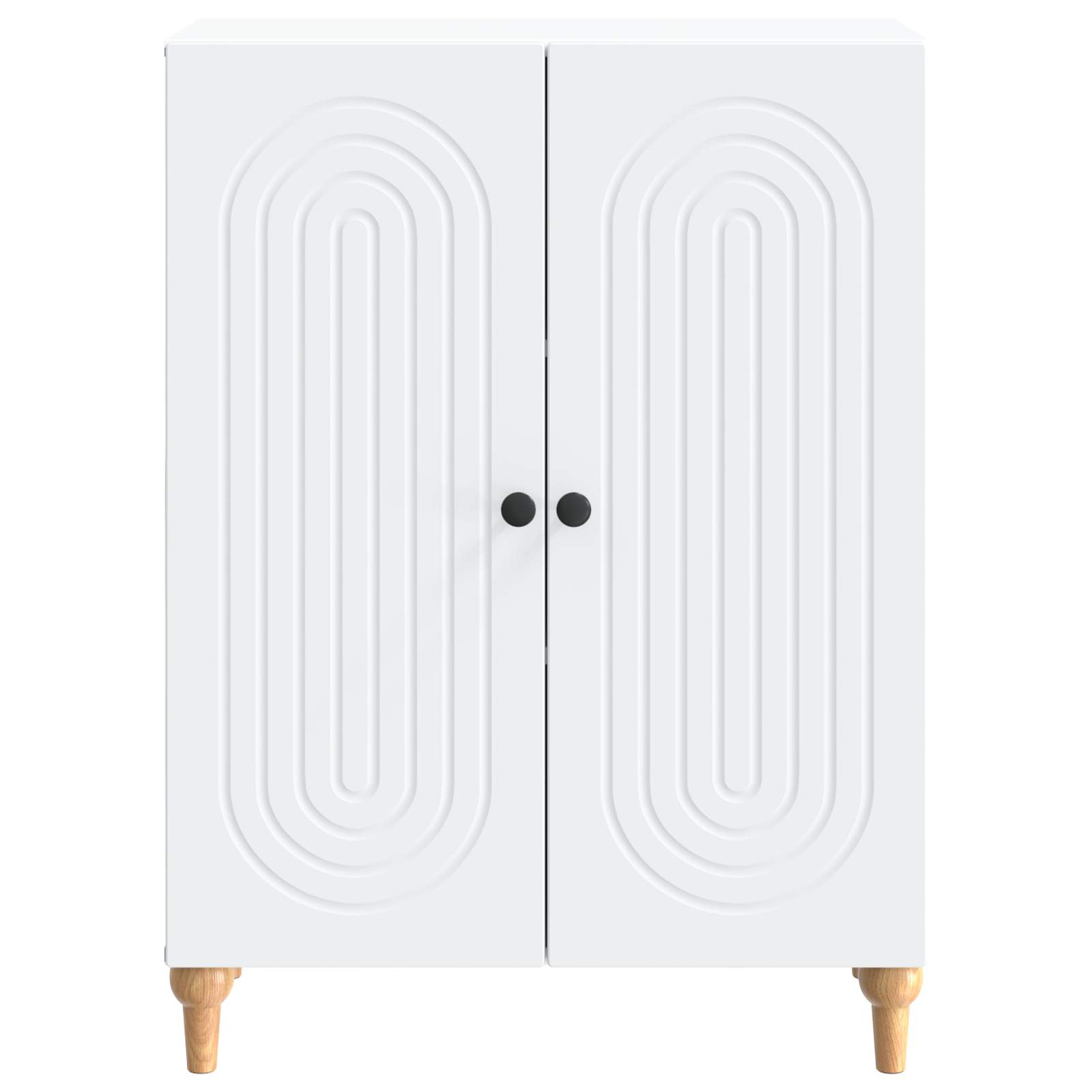 Dressoir Wit 66 x 34,5 x 90 cm Bewerkt hout is nu te koop bij PeponiXL, paradijselijk wonen!