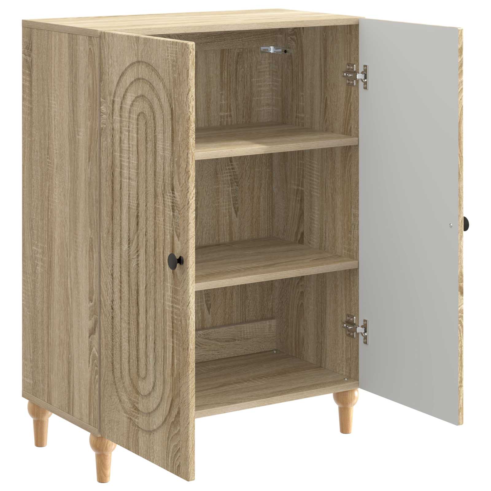 Dressoir Sonoma Eiken 66 x 34,5 x 90 cm Bewerkt hout is nu te koop bij PeponiXL, paradijselijk wonen!