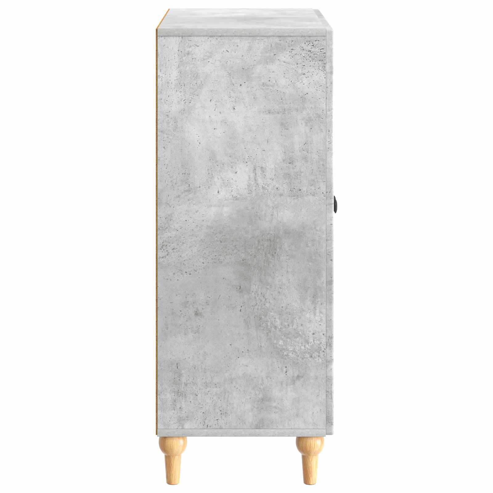 Dressoir Betongrijs 66 x 34,5 x 90 cm Bewerkt hout is nu te koop bij PeponiXL, paradijselijk wonen!
