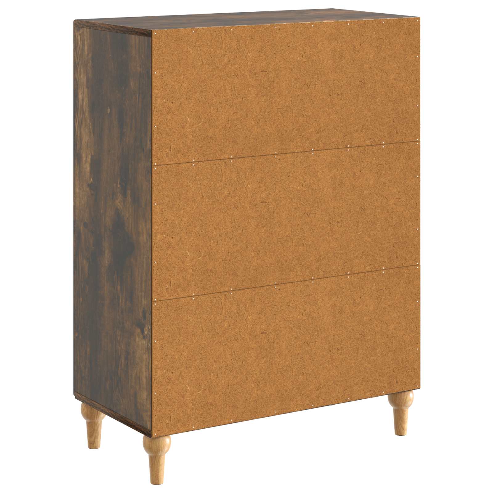 Dressoir Gerookt eiken 66 x 34,5 x 90 cm Bewerkt hout is nu te koop bij PeponiXL, paradijselijk wonen!