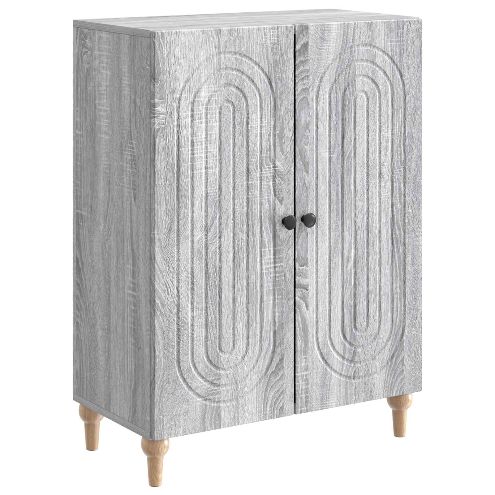 Dressoir Grijs sonoma 66 x 34,5 x 90 cm Bewerkt hout is nu te koop bij PeponiXL, paradijselijk wonen!
