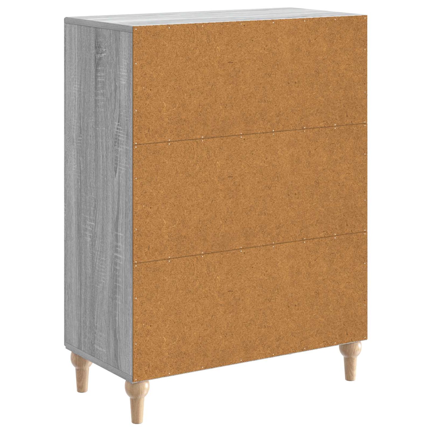 Dressoir Grijs sonoma 66 x 34,5 x 90 cm Bewerkt hout is nu te koop bij PeponiXL, paradijselijk wonen!