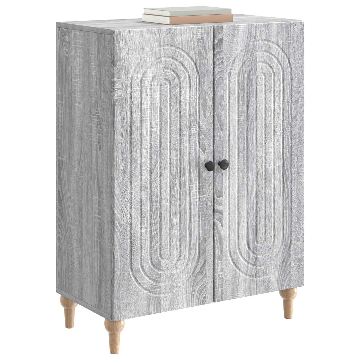 Dressoir Grijs sonoma 66 x 34,5 x 90 cm Bewerkt hout is nu te koop bij PeponiXL, paradijselijk wonen!