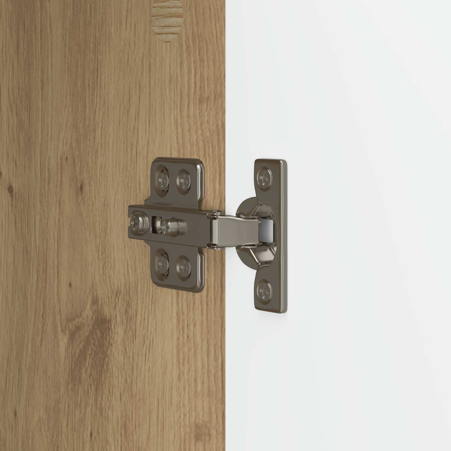Dressoir Artisanaal eiken 66 x 34,5 x 90 cm Bewerkt hout is nu te koop bij PeponiXL, paradijselijk wonen!