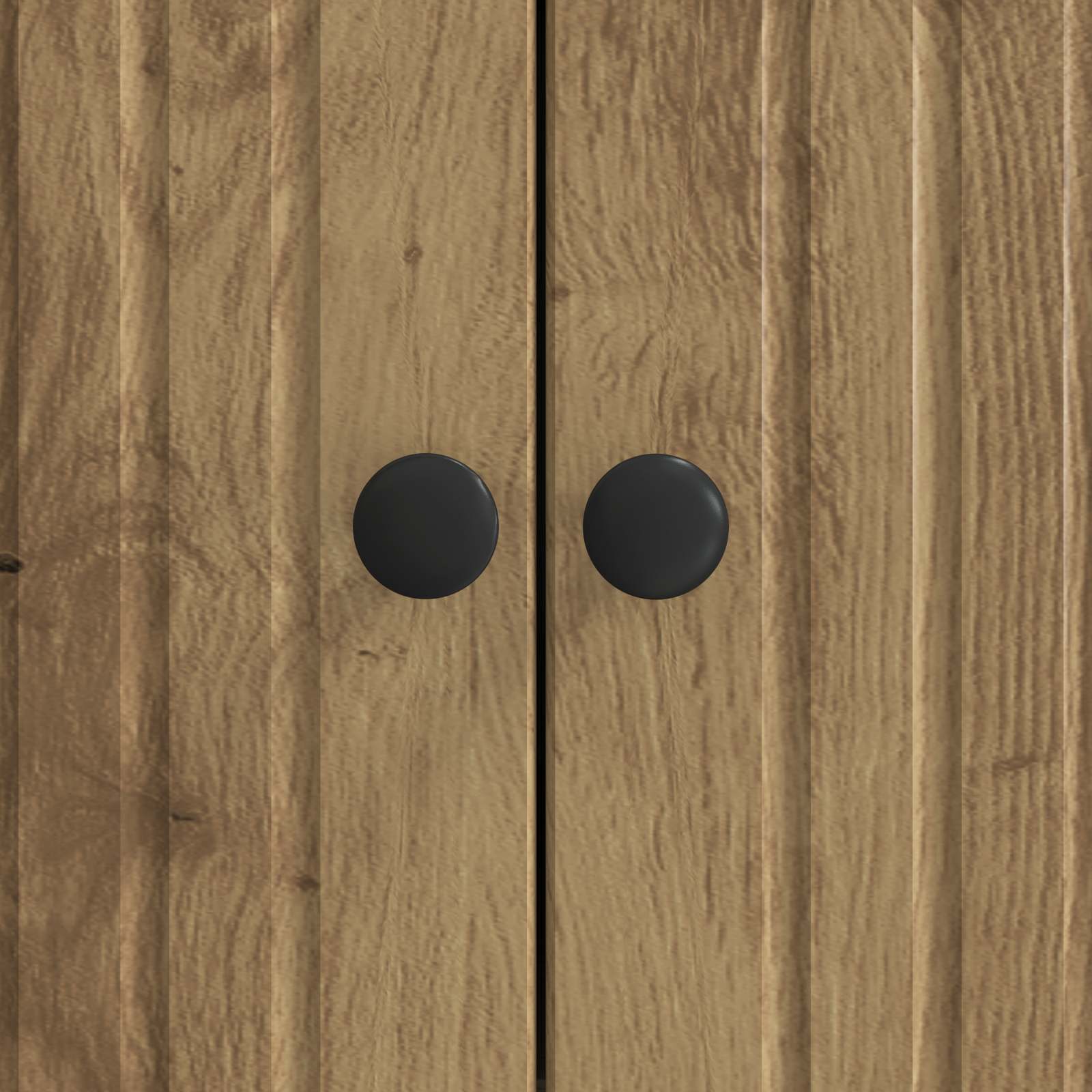 Dressoir Artisanaal eiken 66 x 34,5 x 90 cm Bewerkt hout is nu te koop bij PeponiXL, paradijselijk wonen!