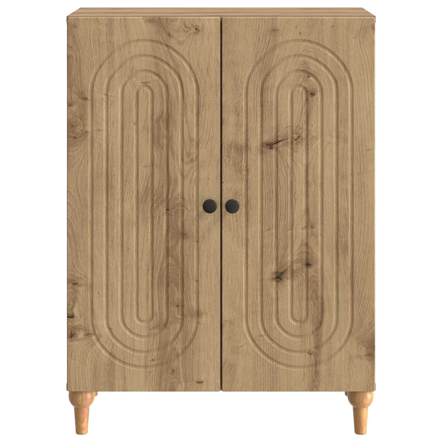 Dressoir Artisanaal eiken 66 x 34,5 x 90 cm Bewerkt hout is nu te koop bij PeponiXL, paradijselijk wonen!