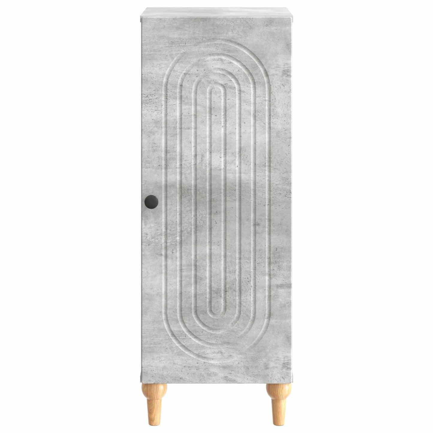 Dressoir Betongrijs 33 x 34,5 x 90 cm Bewerkt hout is nu te koop bij PeponiXL, paradijselijk wonen!