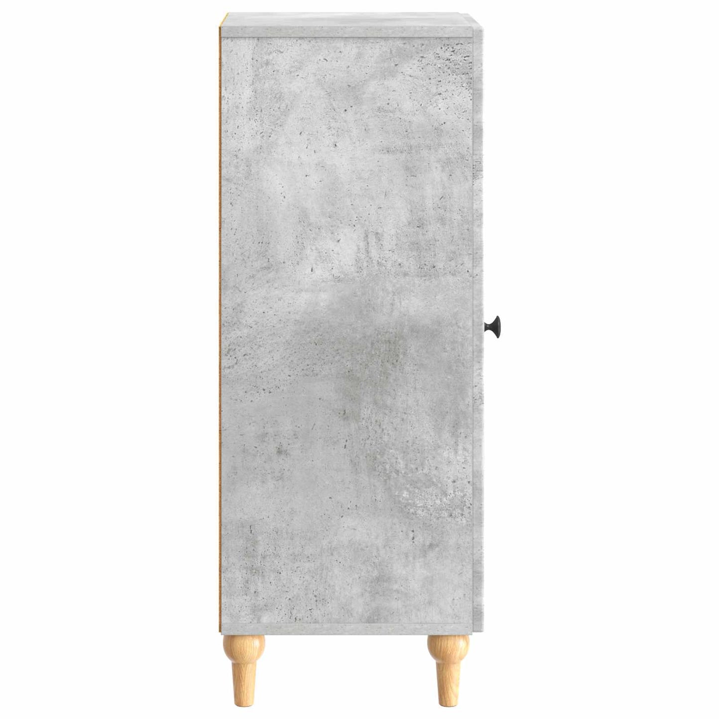 Dressoir Betongrijs 33 x 34,5 x 90 cm Bewerkt hout is nu te koop bij PeponiXL, paradijselijk wonen!