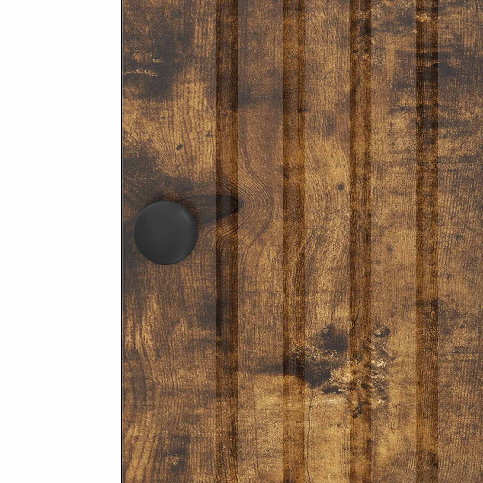 Dressoir Gerookt eiken 33 x 34,5 x 90 cm Bewerkt hout is nu te koop bij PeponiXL, paradijselijk wonen!