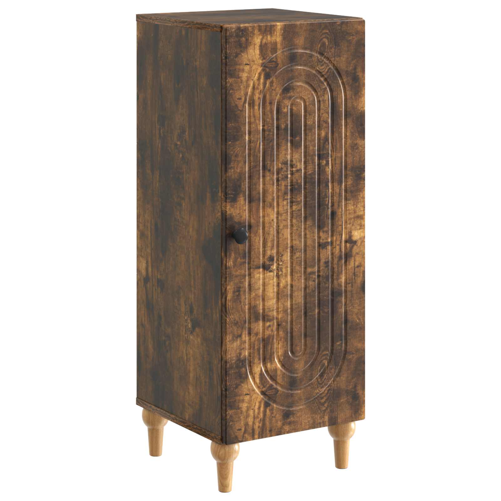 Dressoir Gerookt eiken 33 x 34,5 x 90 cm Bewerkt hout is nu te koop bij PeponiXL, paradijselijk wonen!
