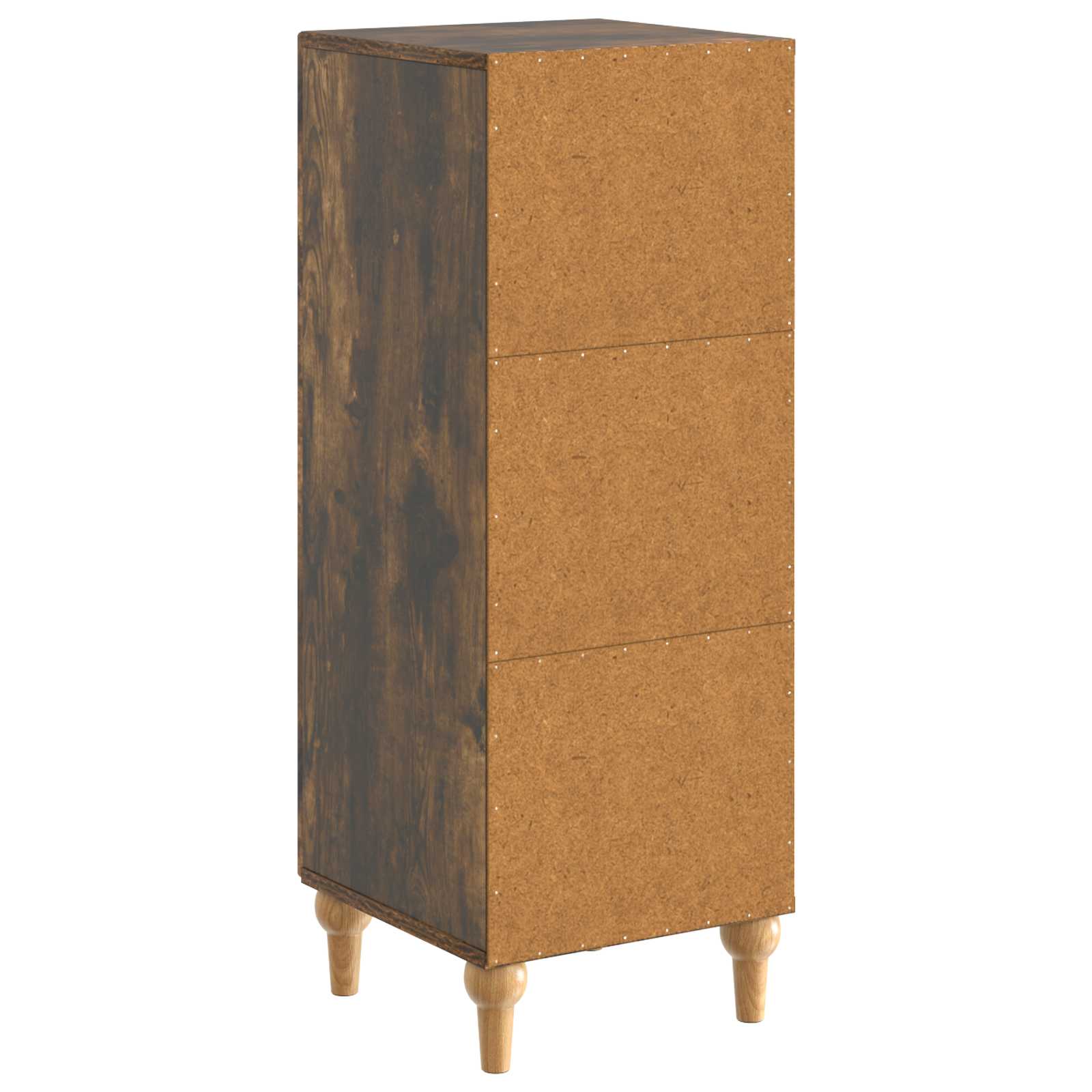 Dressoir Gerookt eiken 33 x 34,5 x 90 cm Bewerkt hout is nu te koop bij PeponiXL, paradijselijk wonen!