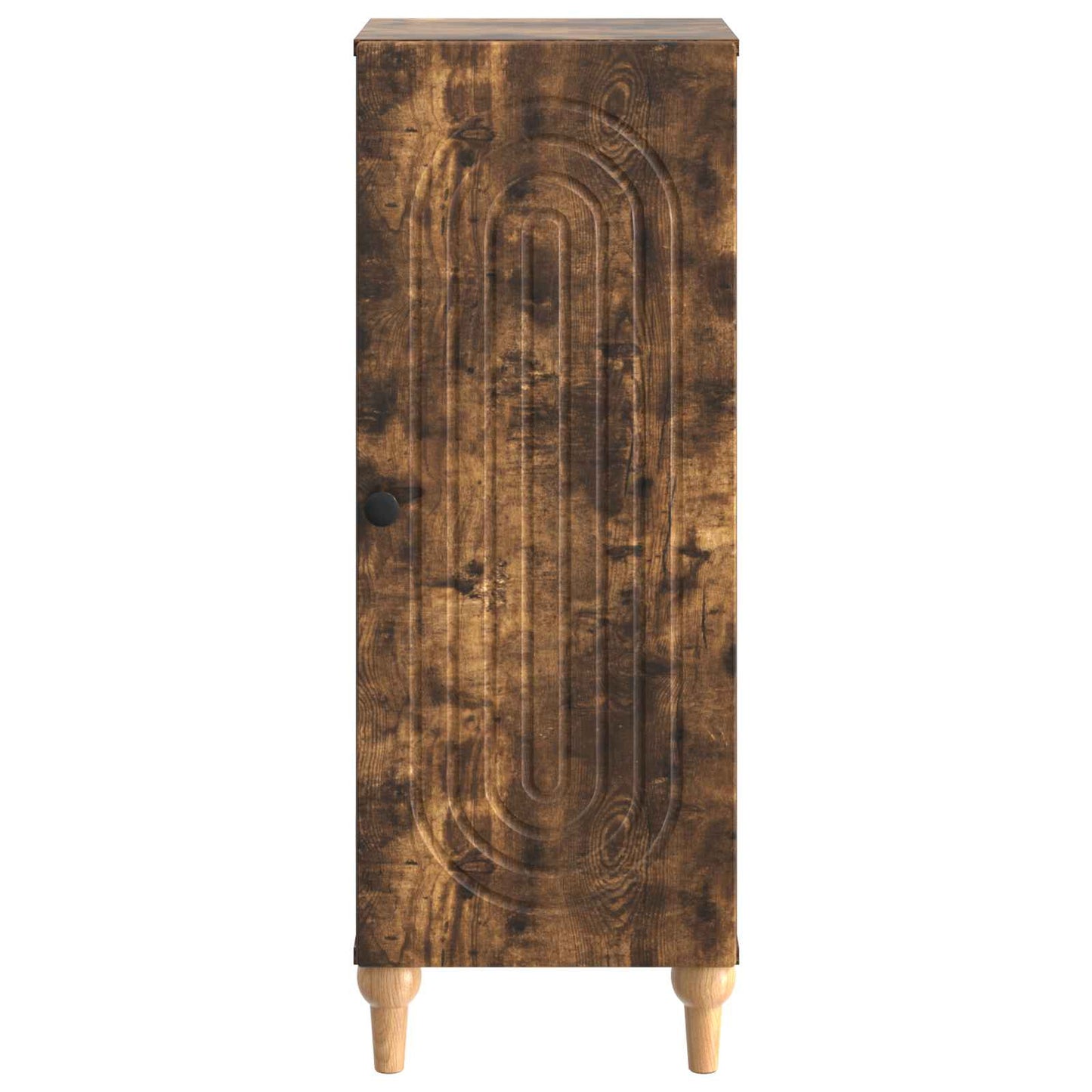 Dressoir Gerookt eiken 33 x 34,5 x 90 cm Bewerkt hout is nu te koop bij PeponiXL, paradijselijk wonen!