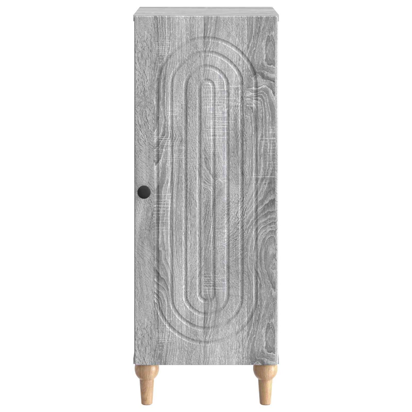 Dressoir Grijs sonoma 33 x 34,5 x 90 cm Bewerkt hout is nu te koop bij PeponiXL, paradijselijk wonen!