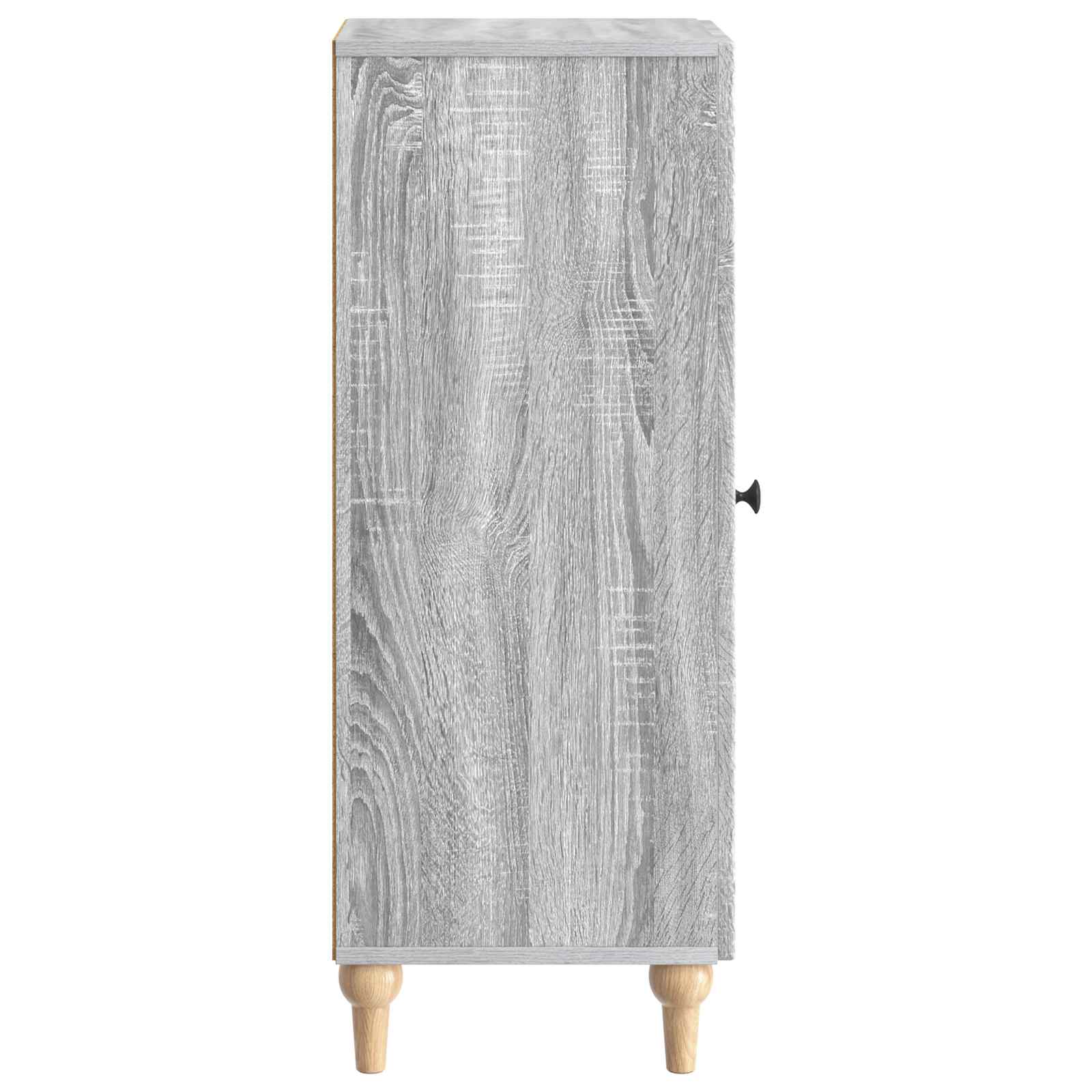 Dressoir Grijs sonoma 33 x 34,5 x 90 cm Bewerkt hout is nu te koop bij PeponiXL, paradijselijk wonen!