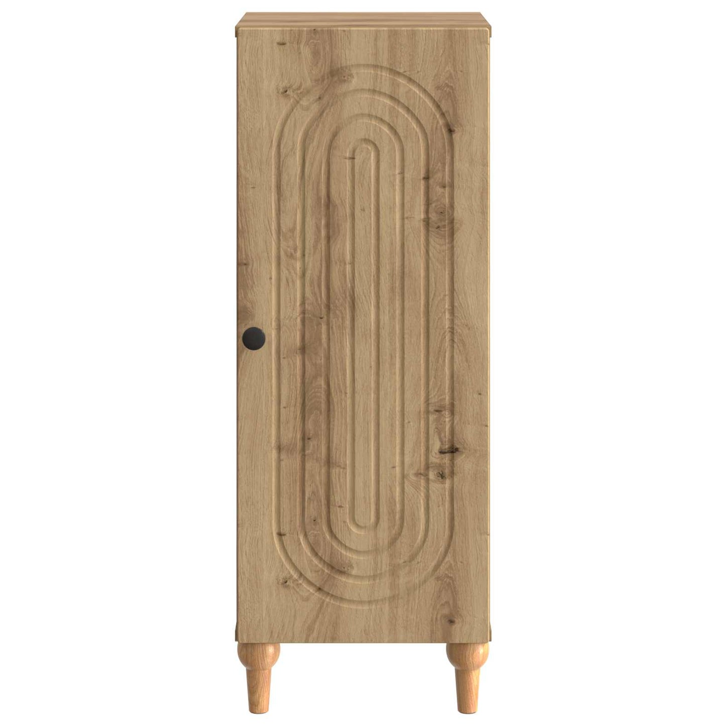 Dressoir Artisanaal eiken 33 x 34,5 x 90 cm Bewerkt hout is nu te koop bij PeponiXL, paradijselijk wonen!