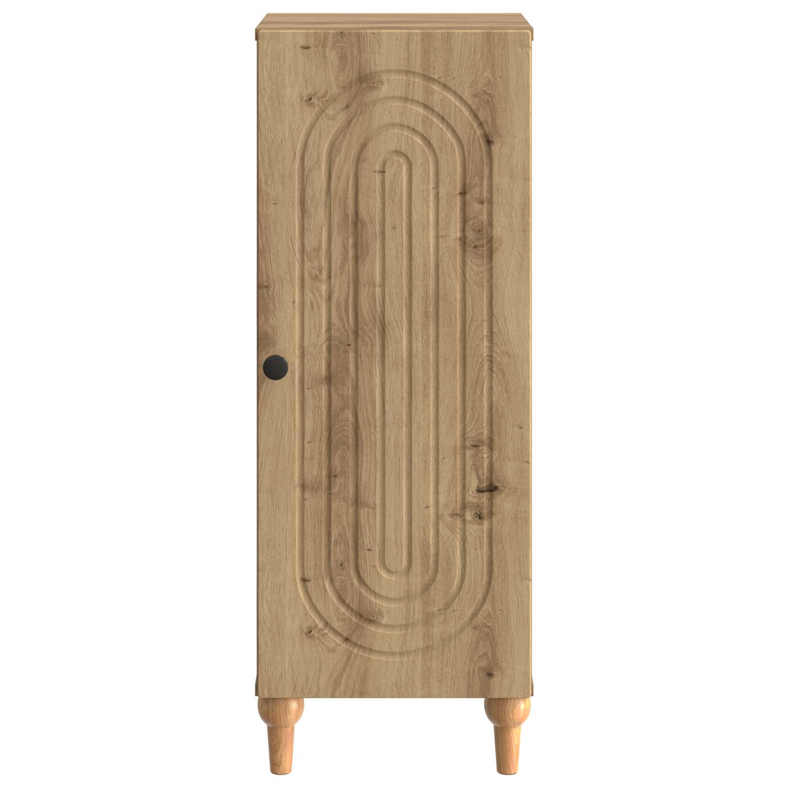 Dressoir Artisanaal eiken 33 x 34,5 x 90 cm Bewerkt hout is nu te koop bij PeponiXL, paradijselijk wonen!