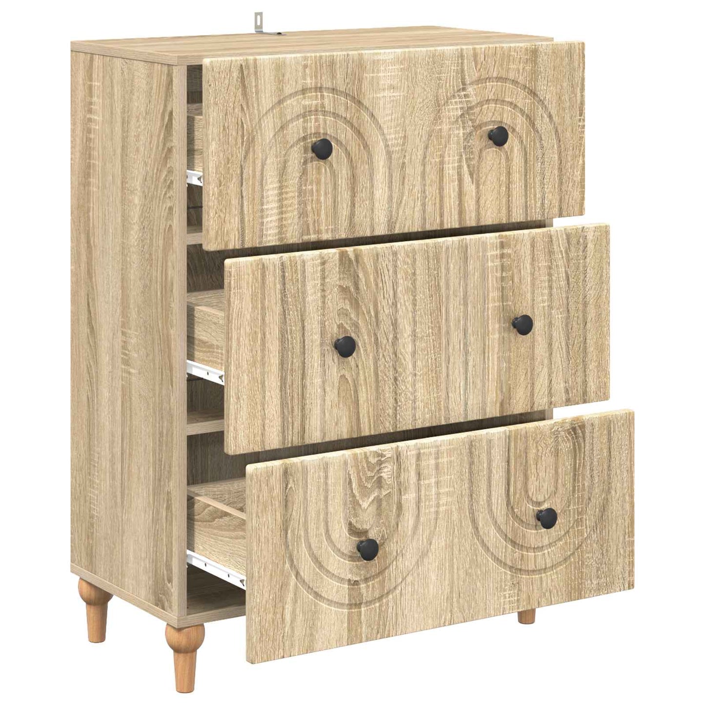 Ladenkast Sonoma Eiken 66 x 34,5 x 90 cm Bewerkt hout is nu te koop bij PeponiXL, paradijselijk wonen!