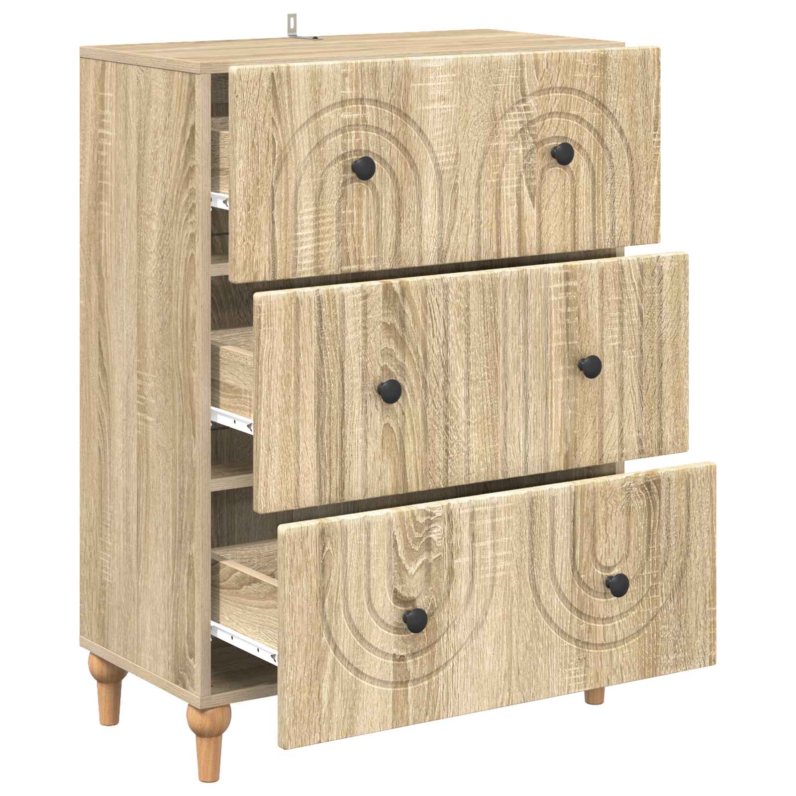 Ladenkast Sonoma Eiken 66 x 34,5 x 90 cm Bewerkt hout is nu te koop bij PeponiXL, paradijselijk wonen!