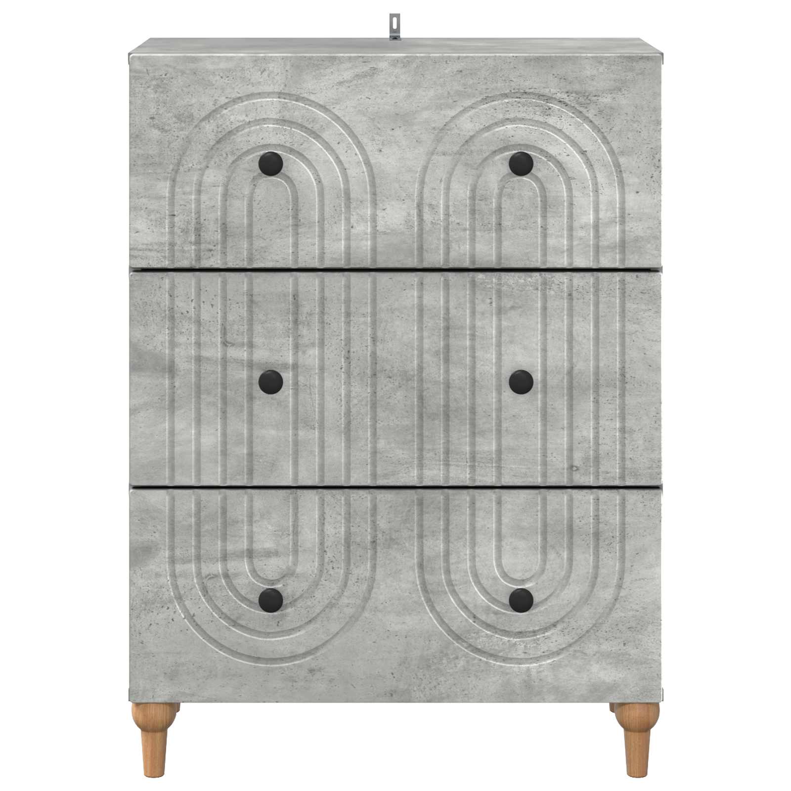 Ladenkast Betongrijs 66 x 34,5 x 90 cm Bewerkt hout is nu te koop bij PeponiXL, paradijselijk wonen!