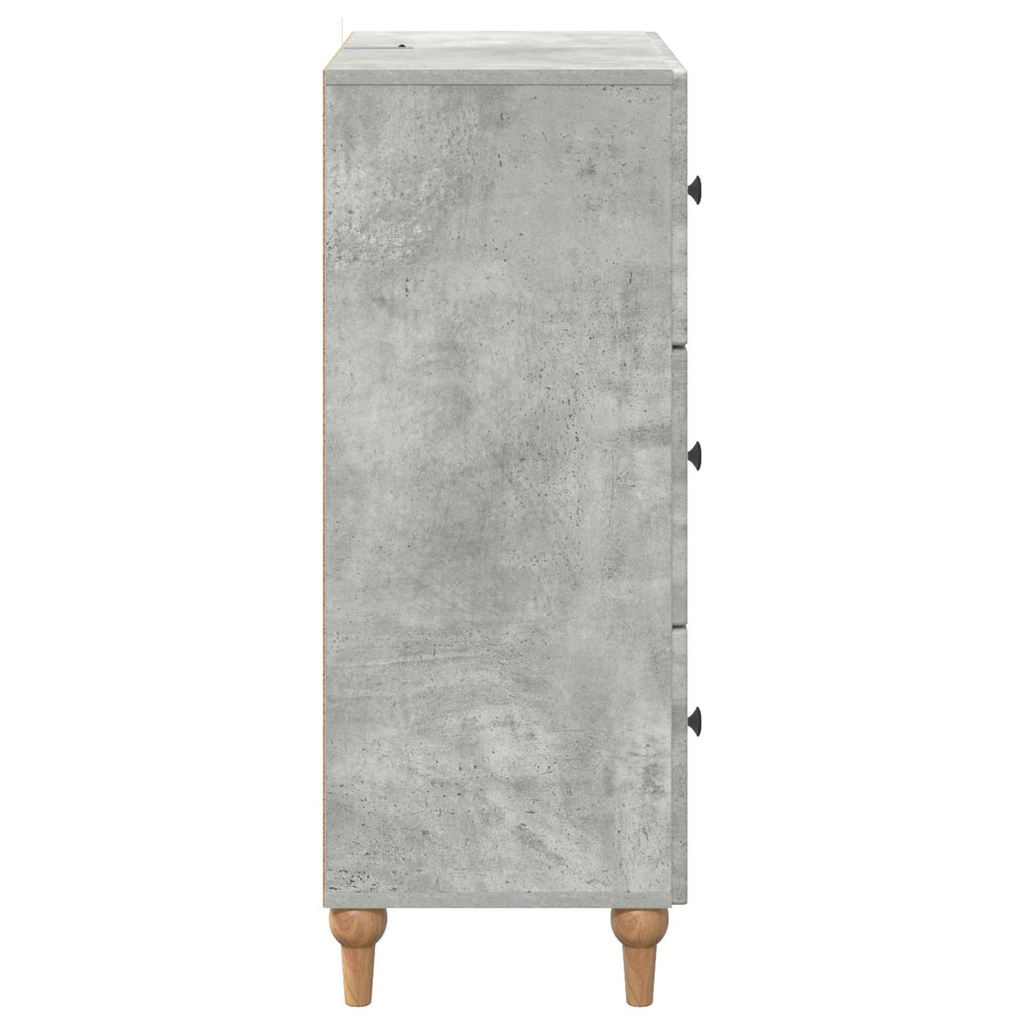 Ladenkast Betongrijs 66 x 34,5 x 90 cm Bewerkt hout is nu te koop bij PeponiXL, paradijselijk wonen!