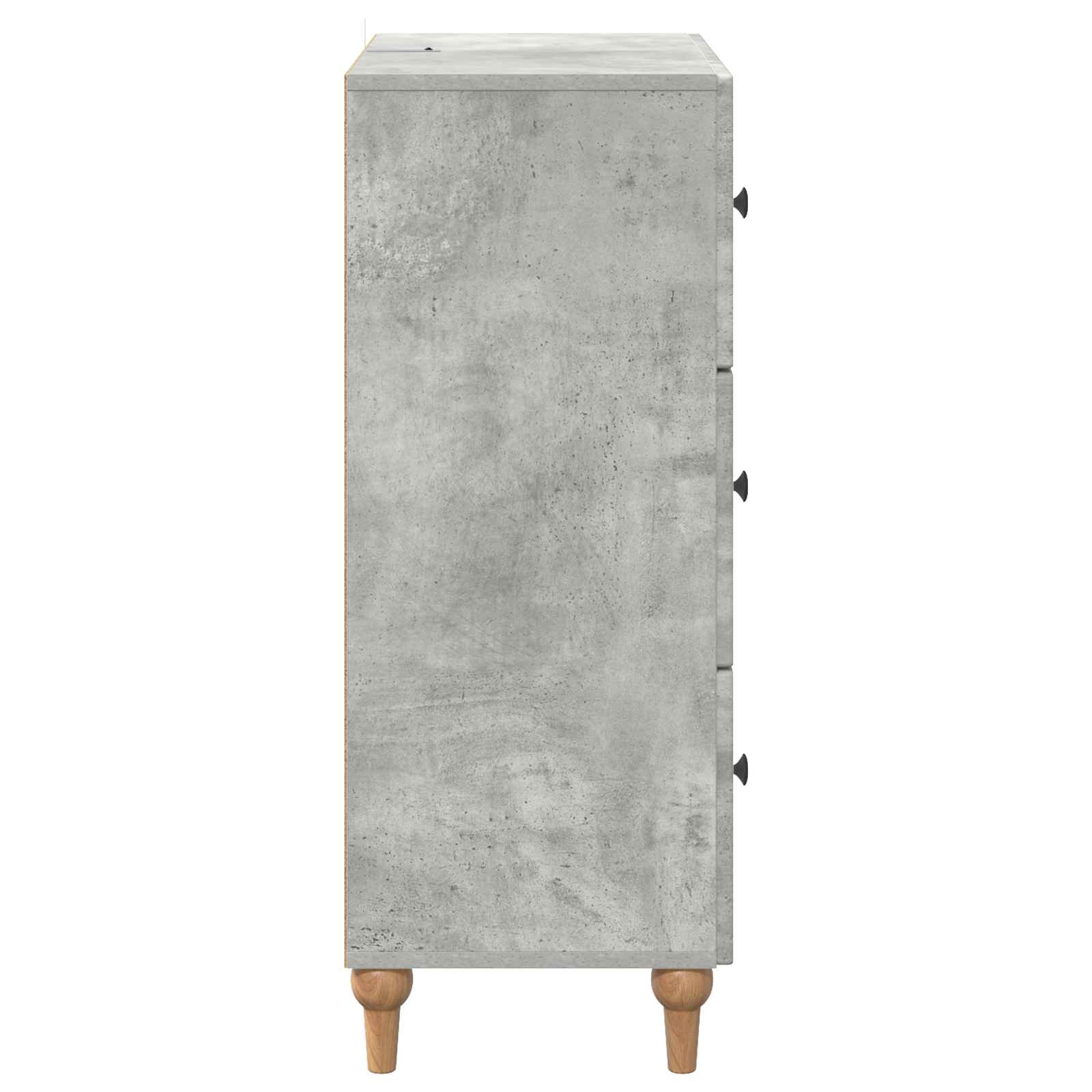 Ladenkast Betongrijs 66 x 34,5 x 90 cm Bewerkt hout is nu te koop bij PeponiXL, paradijselijk wonen!