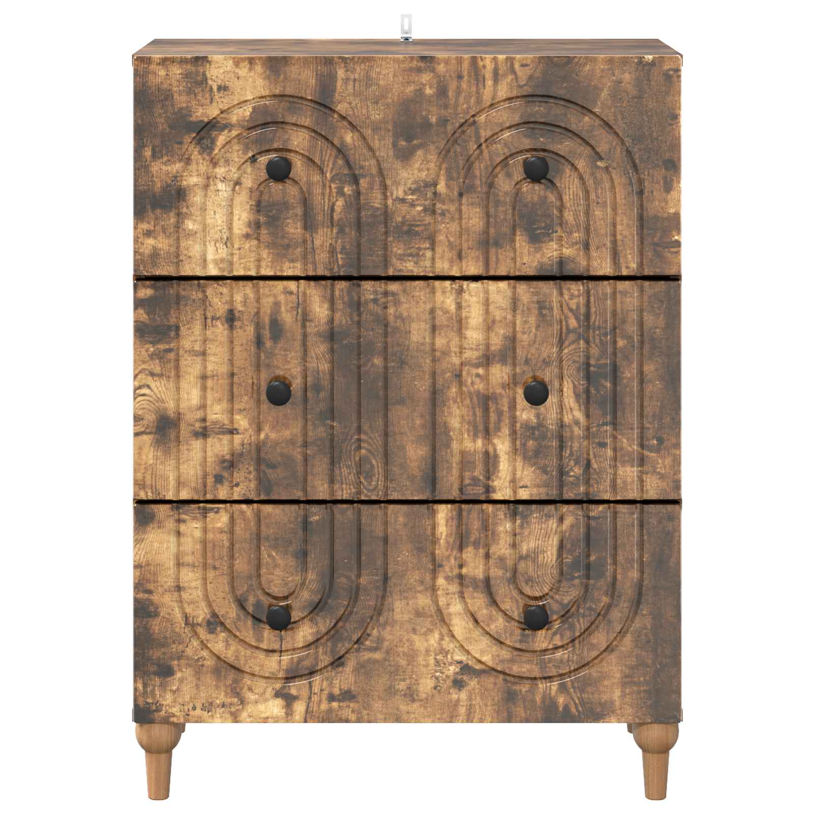 Ladenkast Gerookt eiken 66 x 34,5 x 90 cm Bewerkt hout is nu te koop bij PeponiXL, paradijselijk wonen!